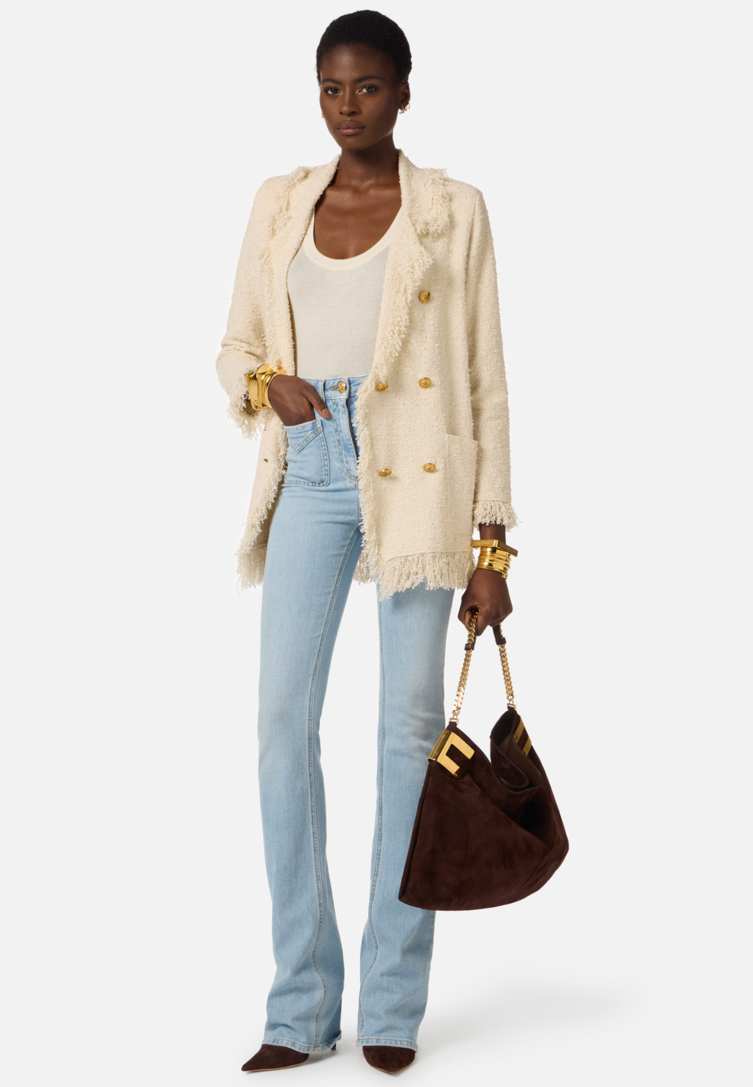 

Джинсы ELISABETTA FRANCHI, Голубой, Голубой