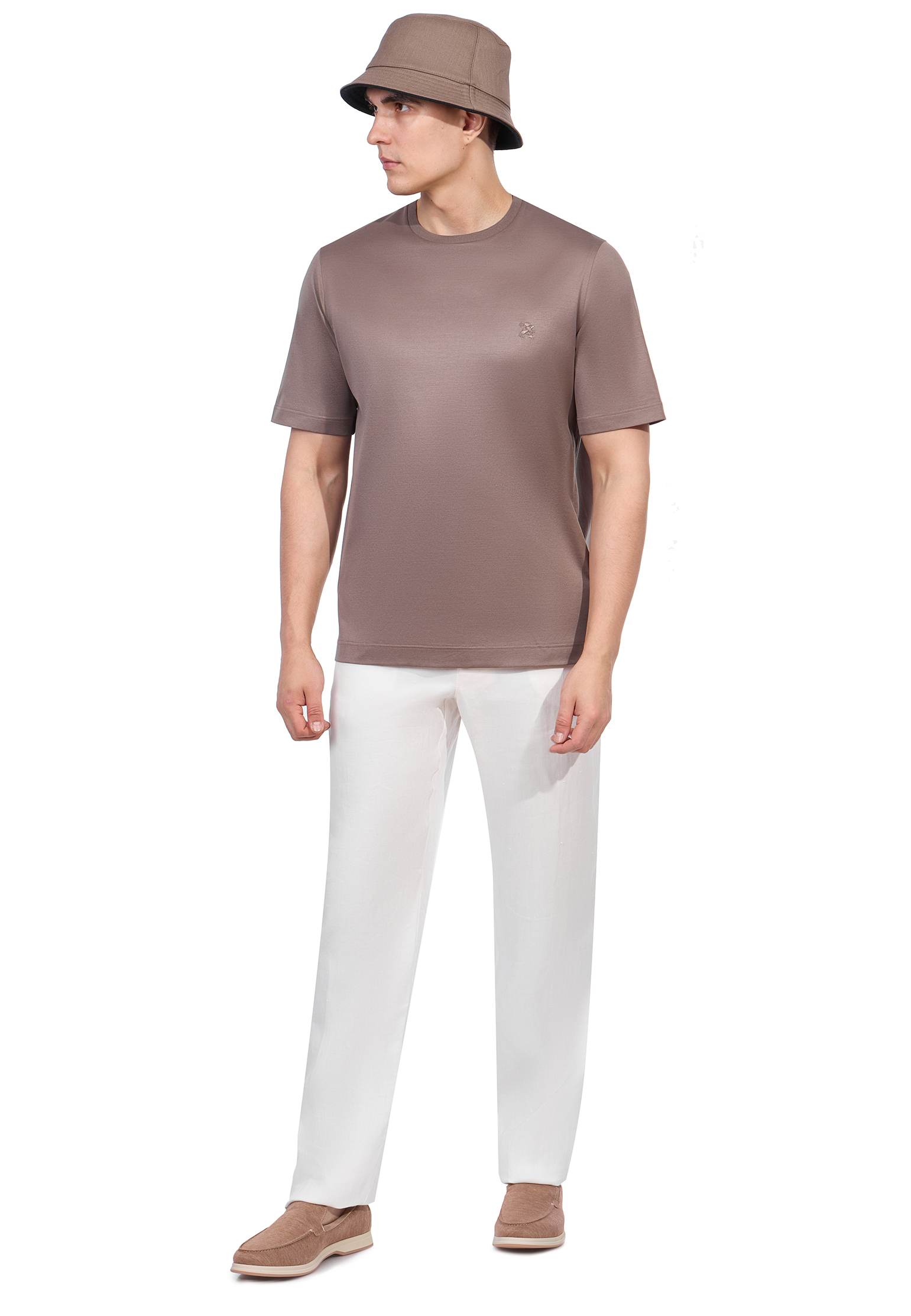 

Футболка ZILLI, Коричневый, Коричневый