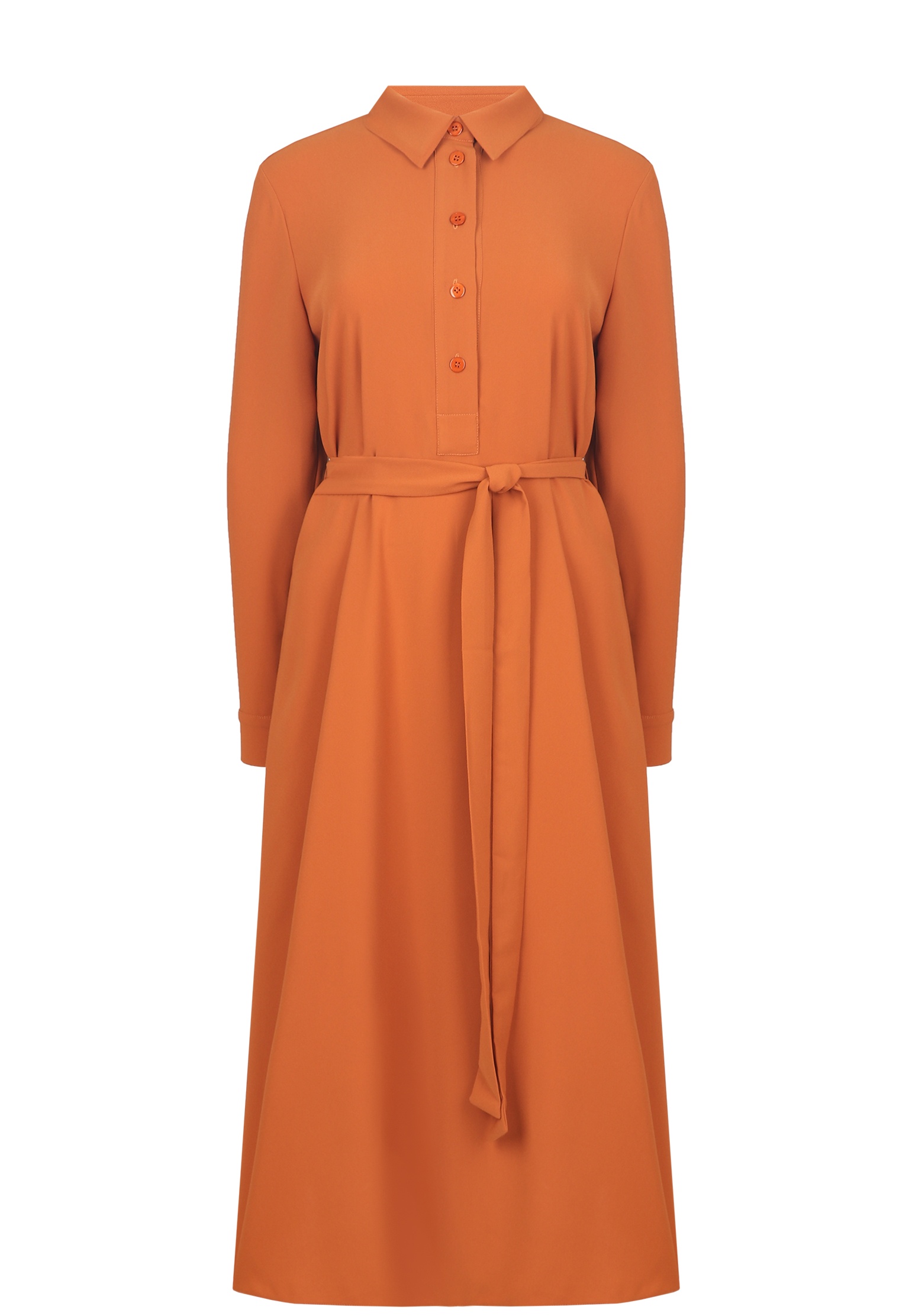 Платье POUSTOVIT Оранжевый, размер 46 131320 - фото 1