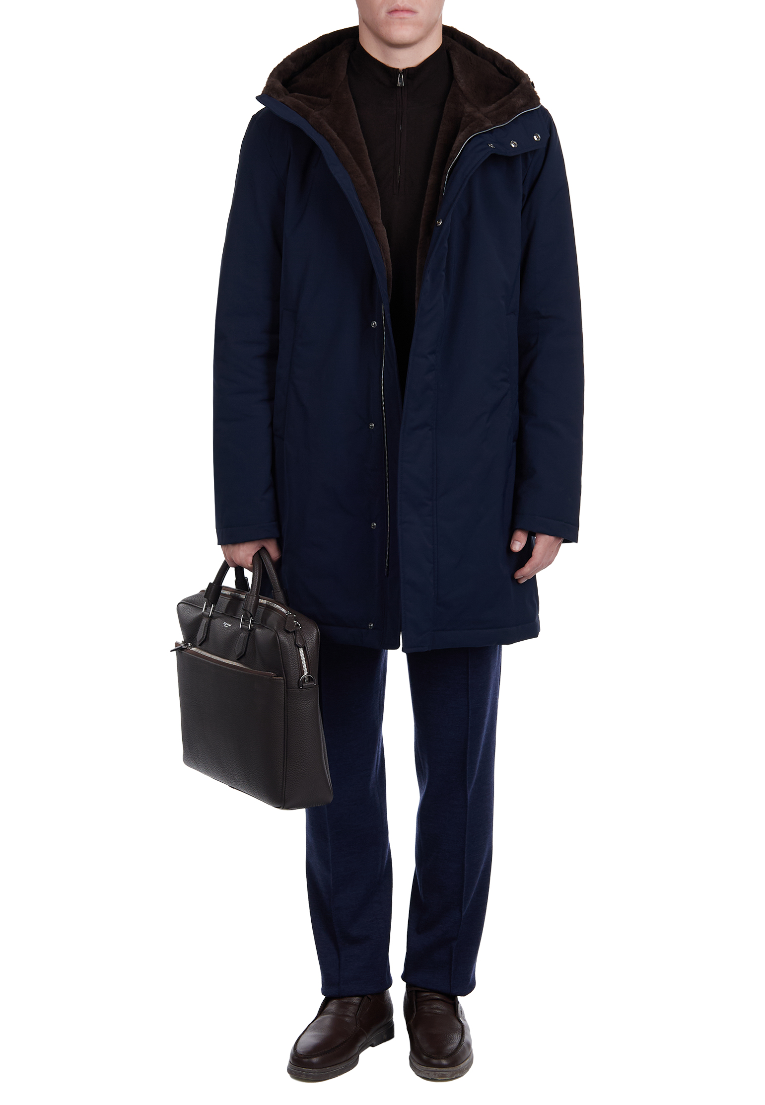 

Джемпер ISAIA, Коричневый, Коричневый