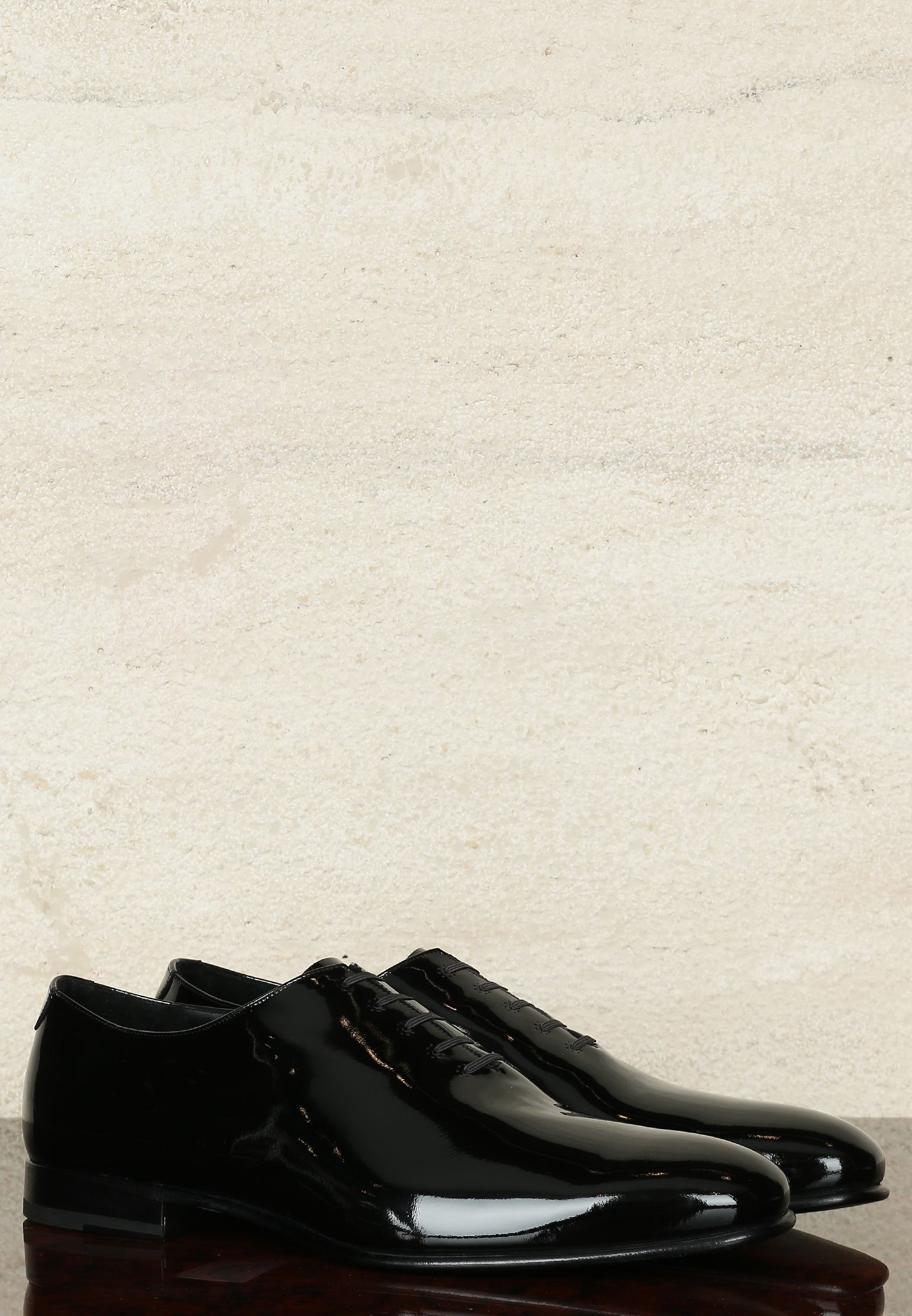 Кожаные ботинки STEFANO RICCI Черный, размер 45.5 115529 - фото 1