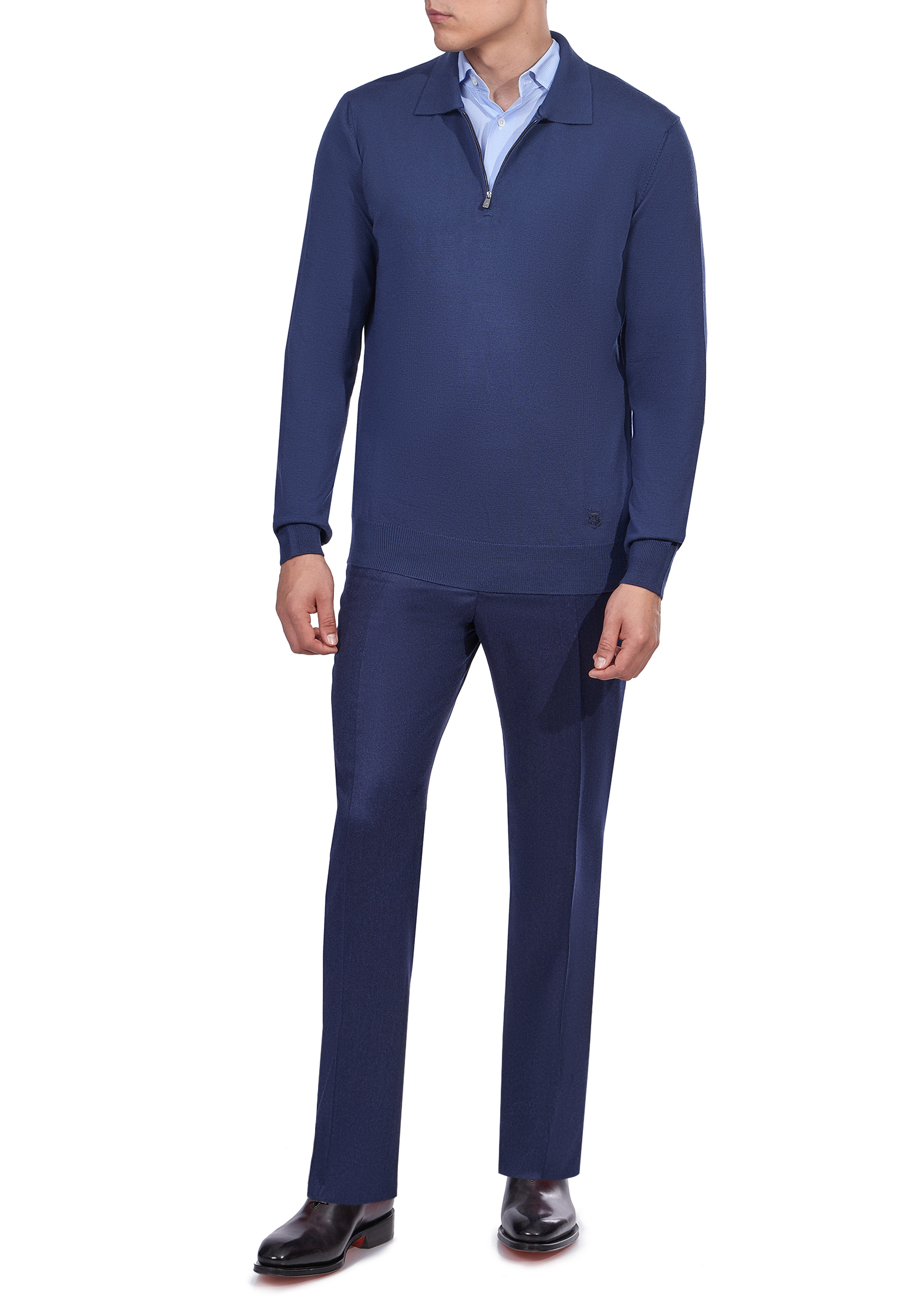 

Рубашка-поло CORNELIANI, Синий, Синий