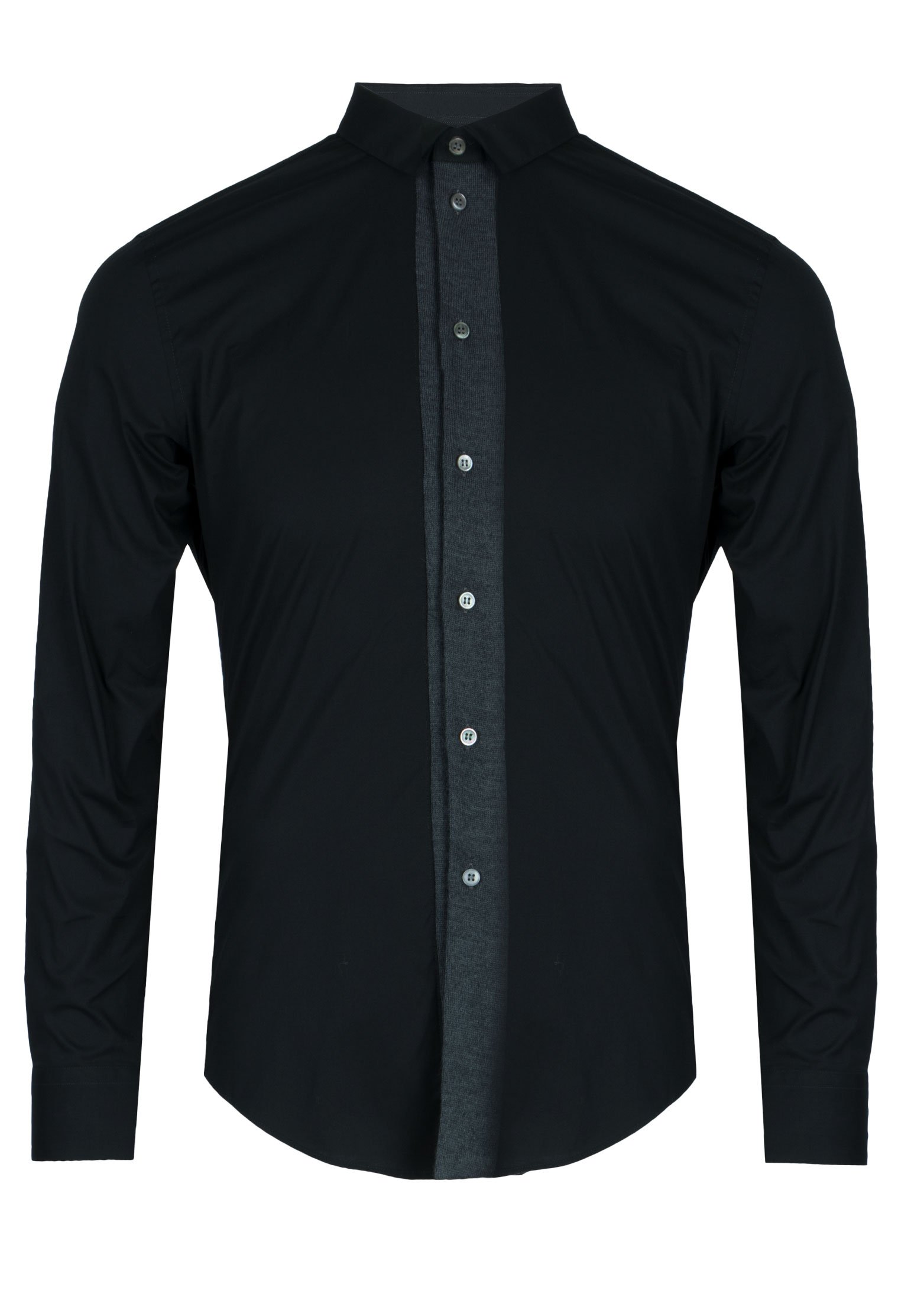 Рубашка EMPORIO ARMANI Черный, размер 41