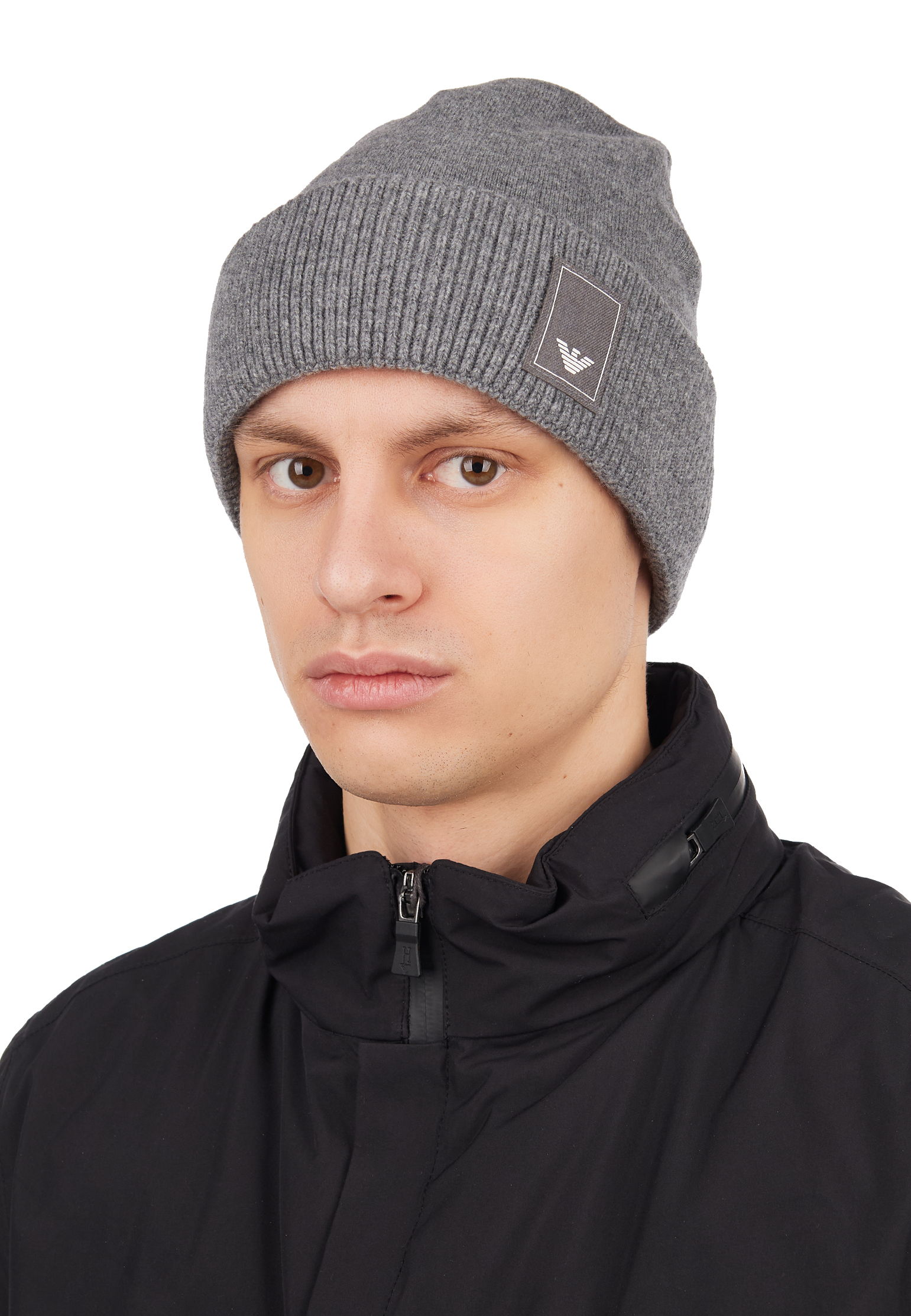 

Шапка EMPORIO ARMANI, Серый, Серый