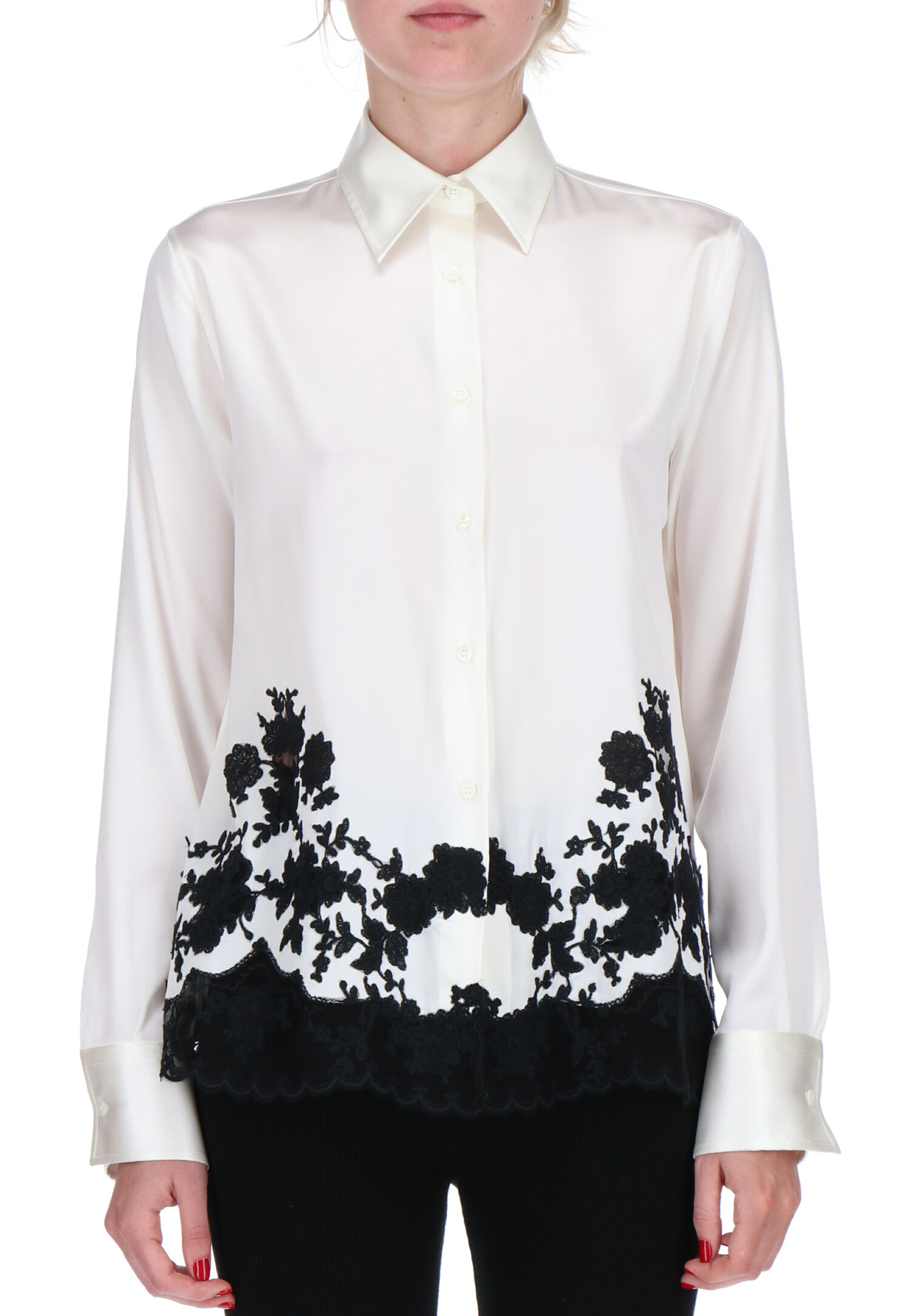 

Рубашка ERMANNO SCERVINO, Белый, Белый