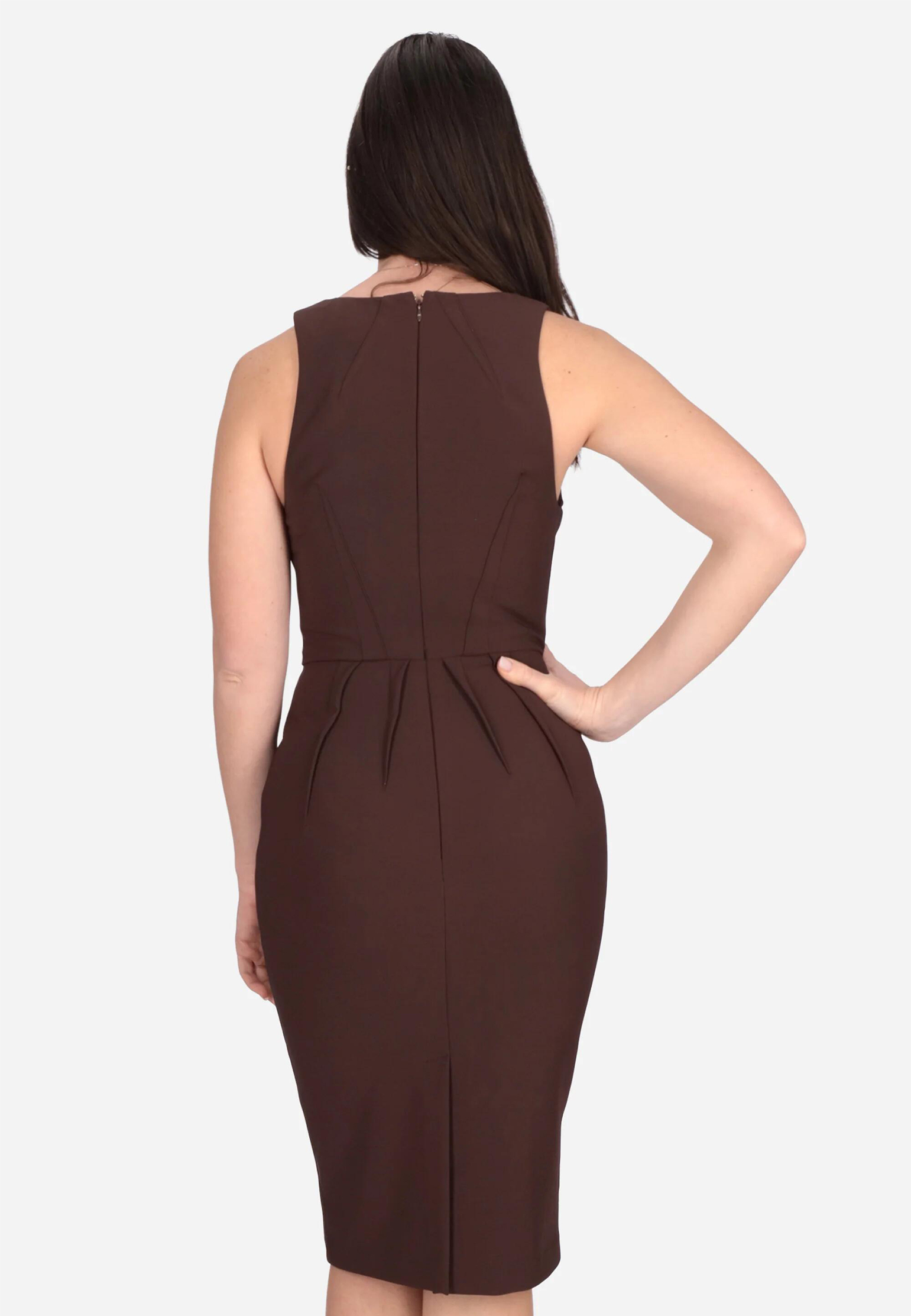 

Платье ELISABETTA FRANCHI, Коричневый, Коричневый