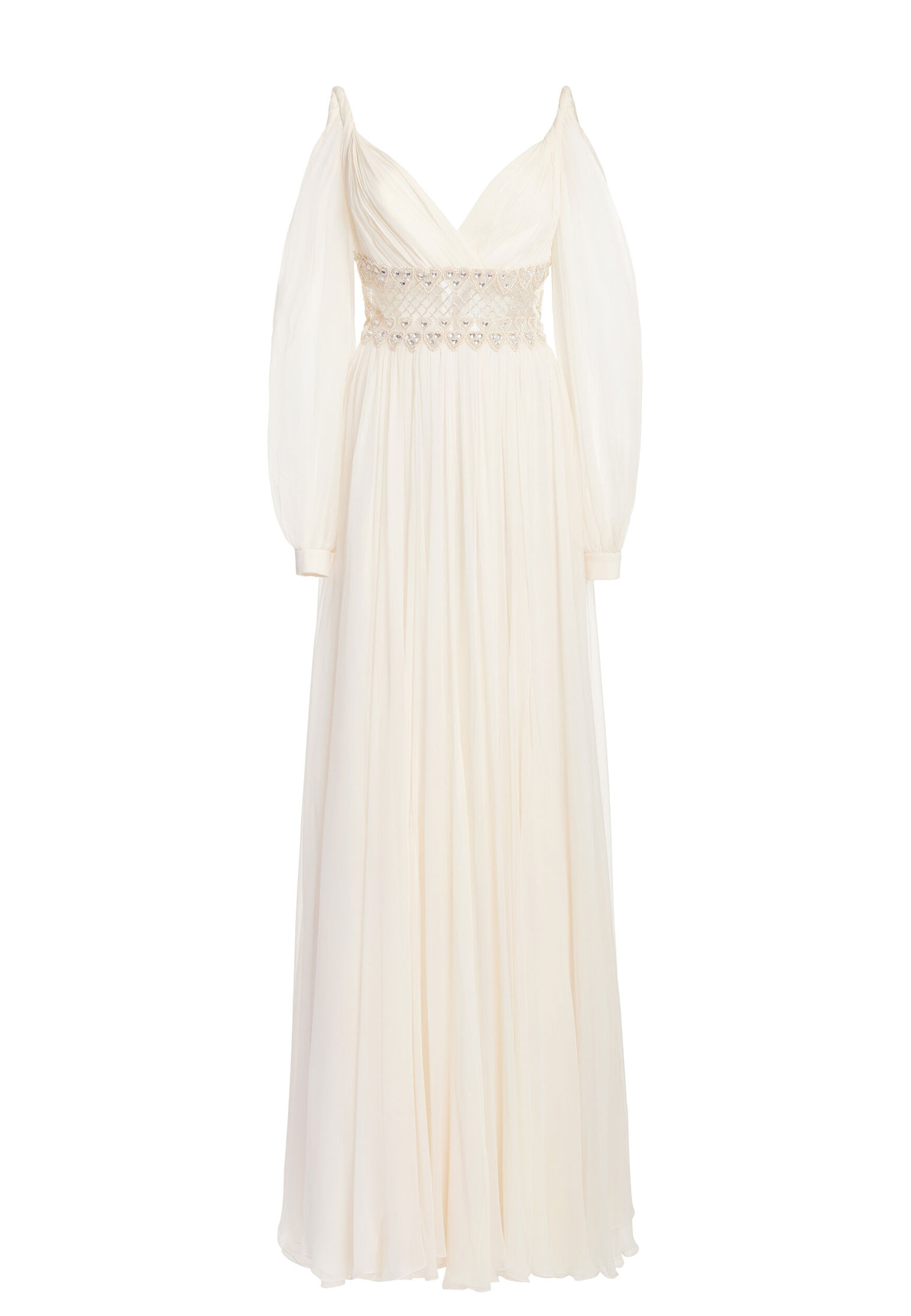 Платье ZUHAIR MURAD Белый, размер 40 178413 - фото 1