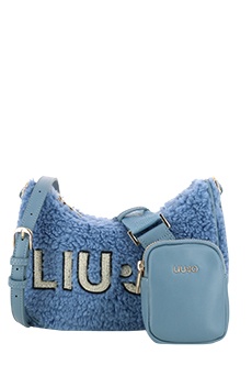 Меховая сумка кросс-боди с логотипом  LIU JO