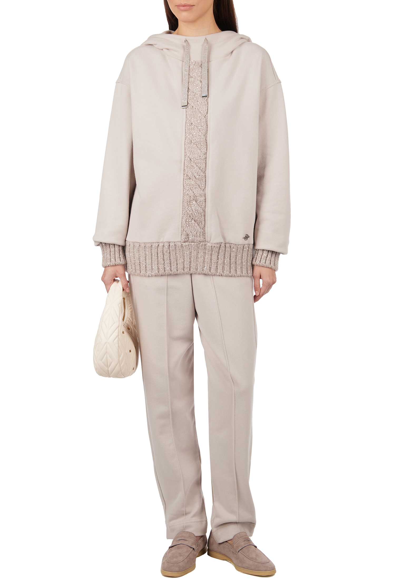 

Худи LUISA SPAGNOLI, Бежевый, Бежевый