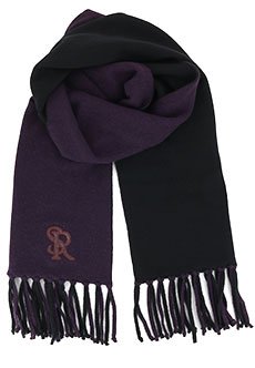 Фиолетовый кашемировый шарф STEFANO RICCI