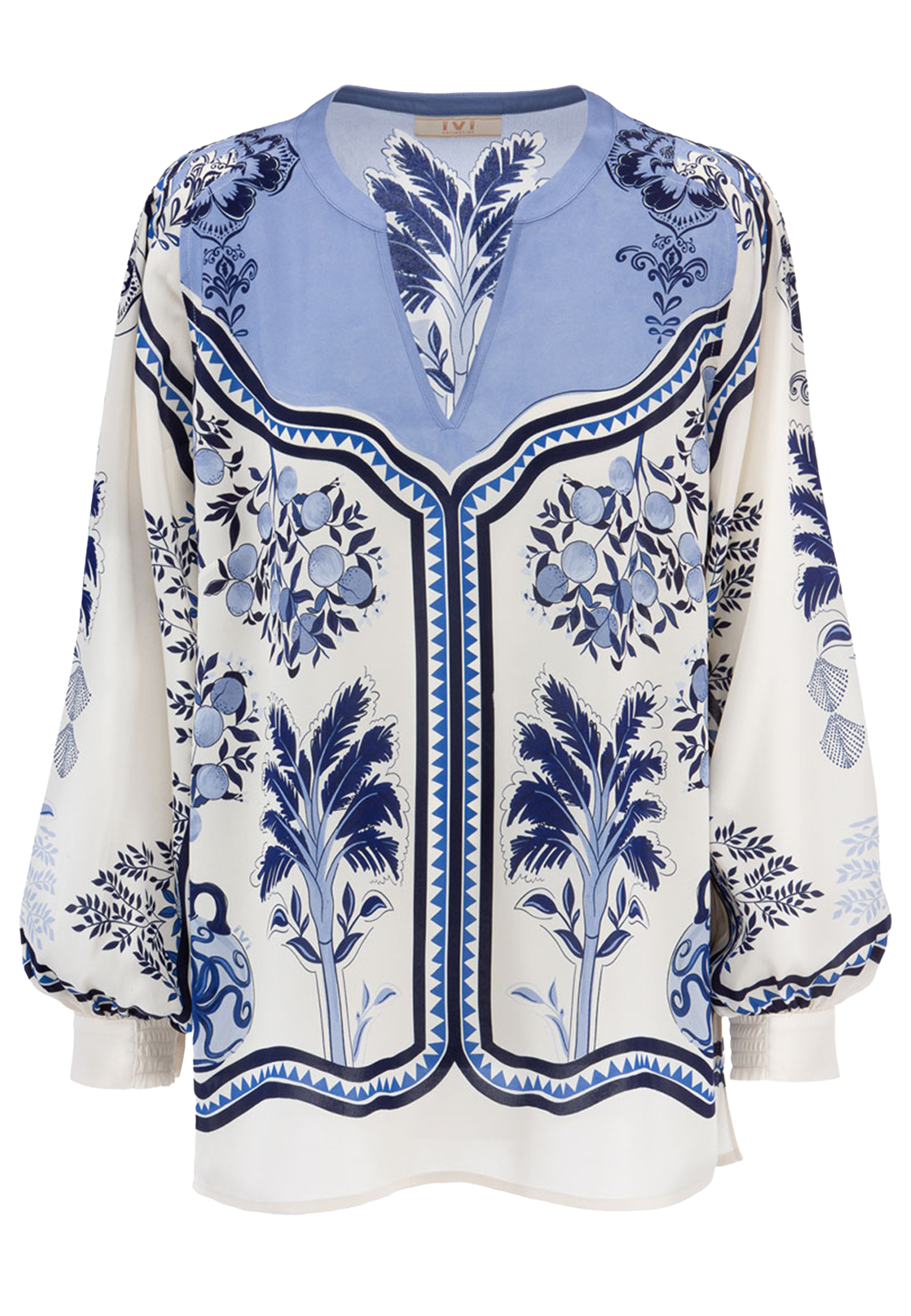 

Блуза IVI COLLECTION, Голубой, Голубой