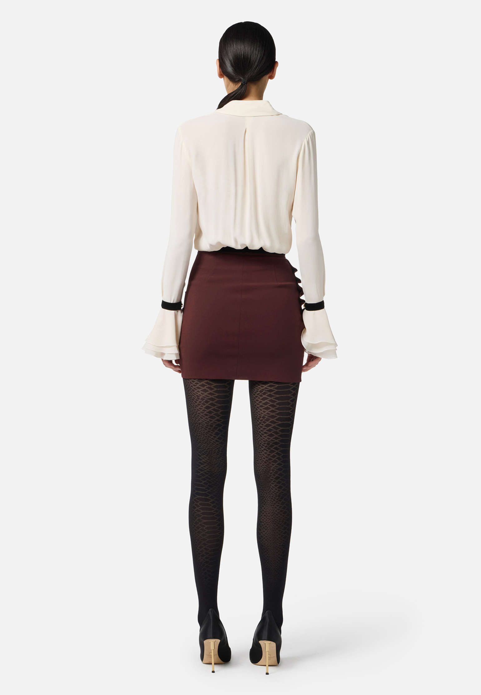 

Блуза ELISABETTA FRANCHI, Белый, Белый
