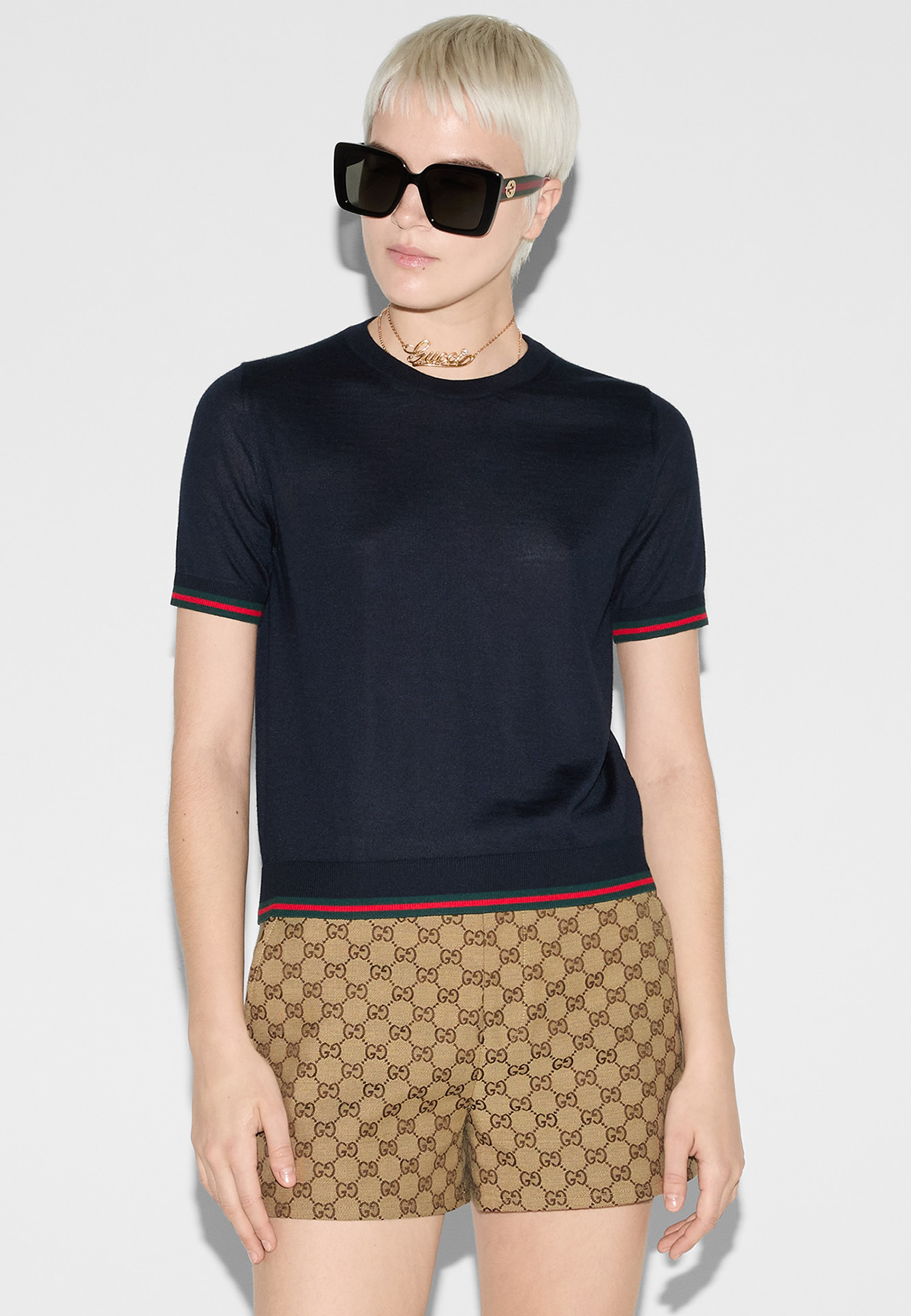 

Топ GUCCI, Синий, Синий