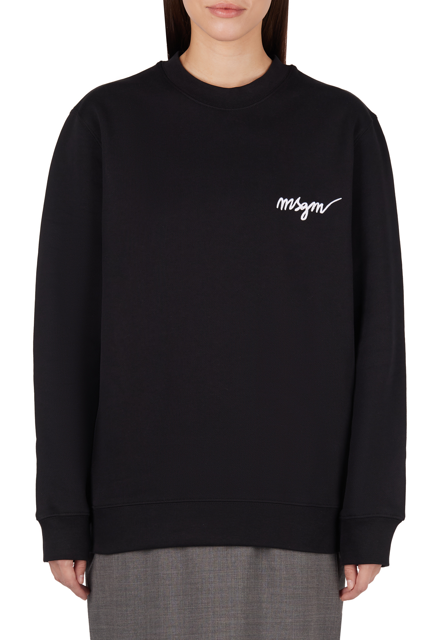 

Свитшот MSGM, Черный, Черный