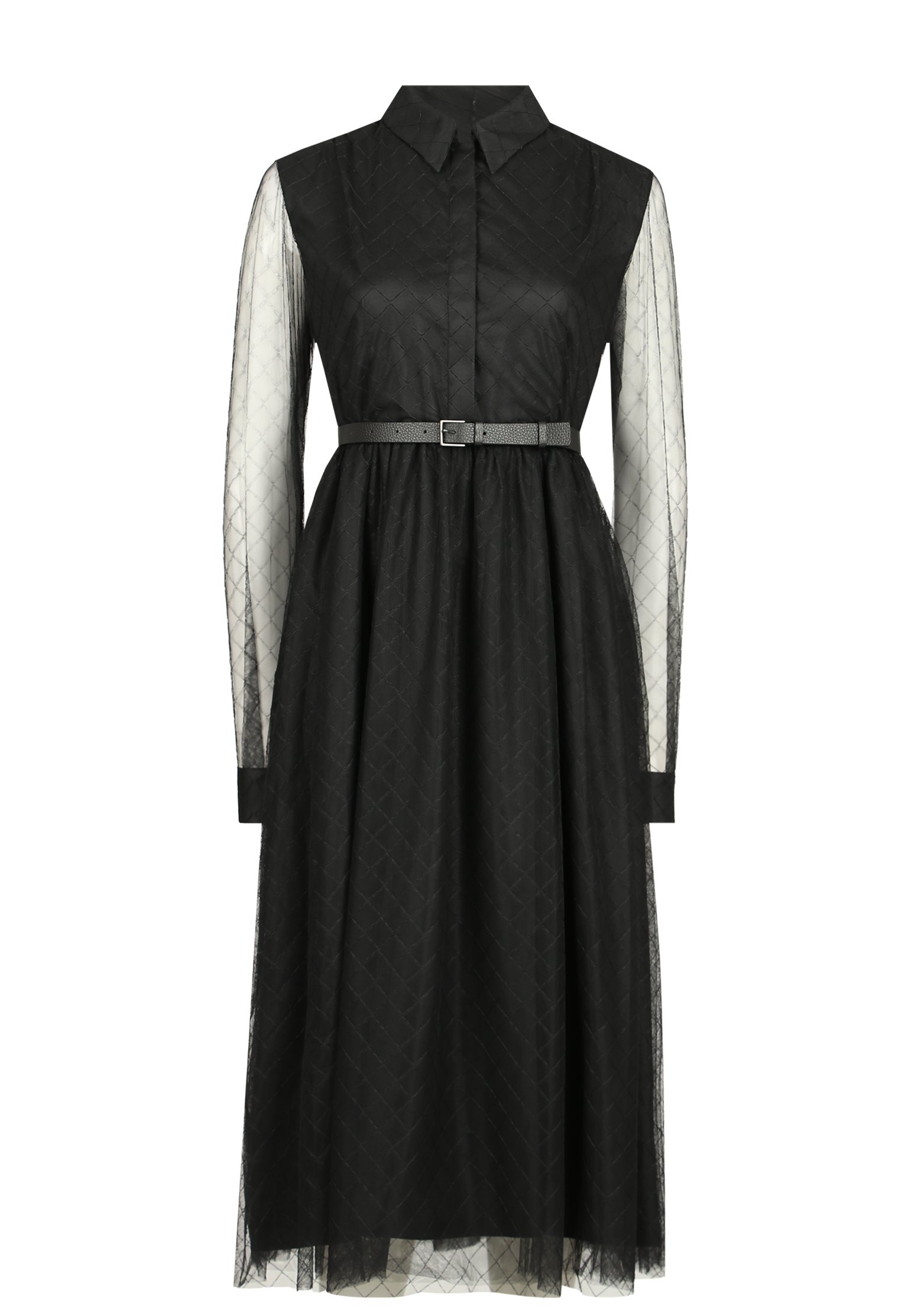Платье FABIANA FILIPPI Черный, размер 44 146680 - фото 1