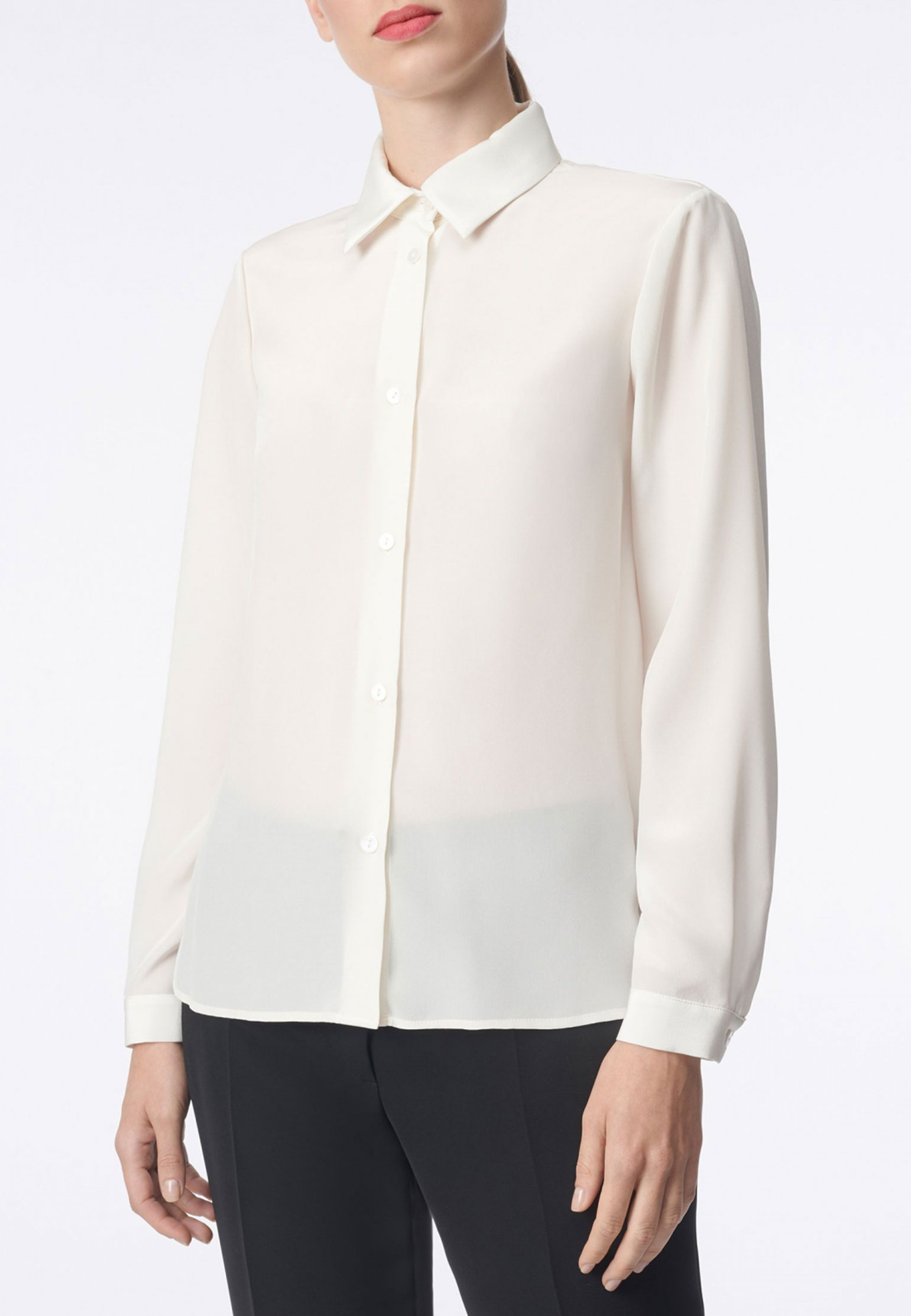 Блуза LUISA SPAGNOLI Белый, размер S 126338 - фото 1