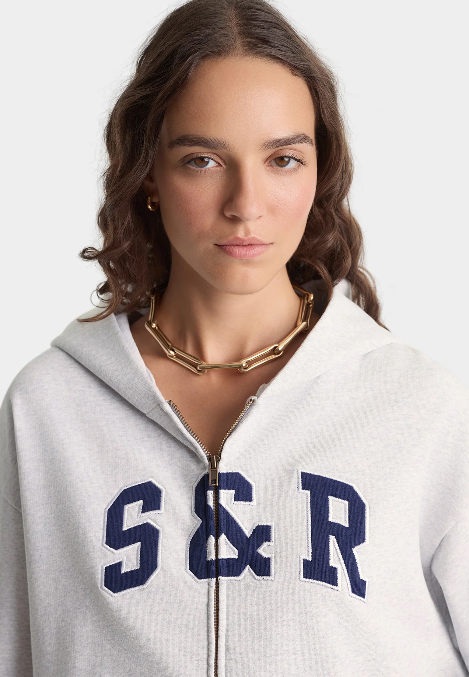 

Толстовка SPORTY&RICH, Серый, Серый