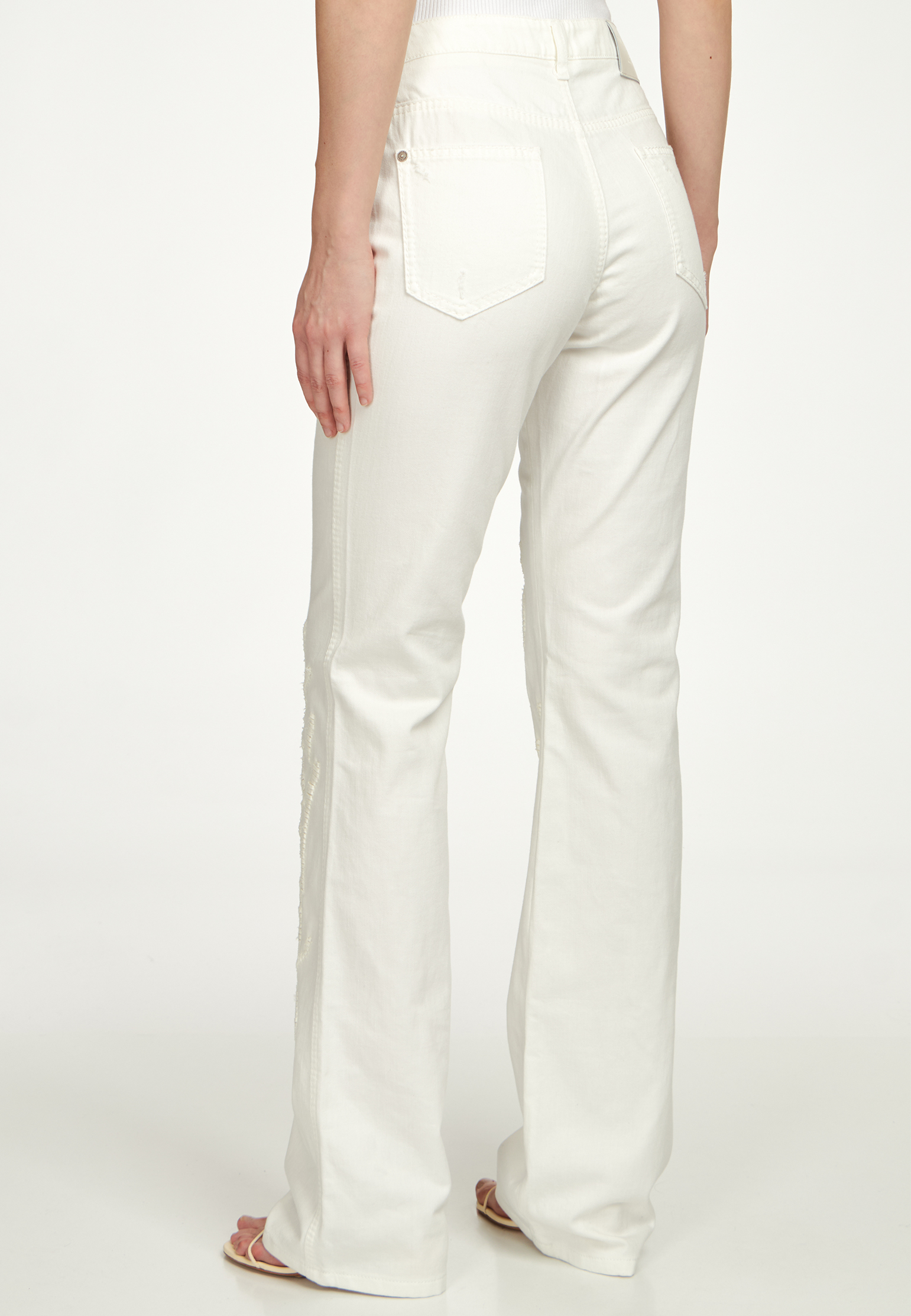 

Брюки ERMANNO SCERVINO, Белый, Белый