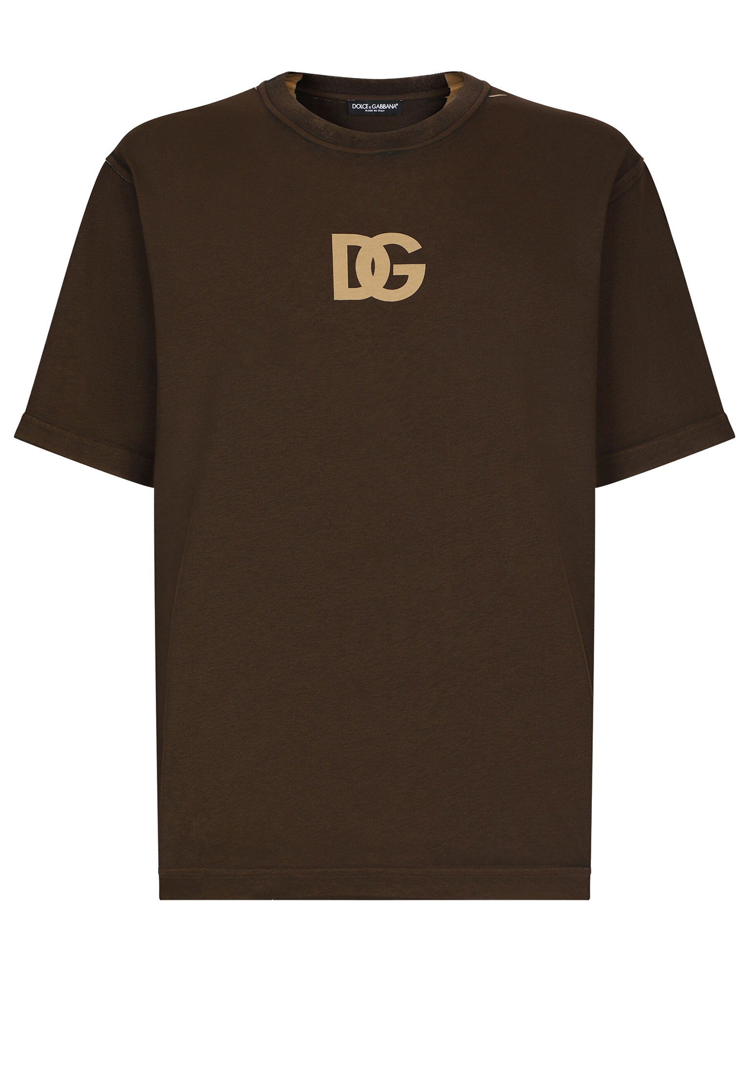 

Футболка DOLCE&GABBANA, Коричневый, Коричневый