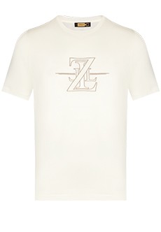 Белая футболка ZILLI