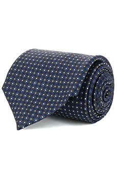 Синий галстук из шёлка CORNELIANI