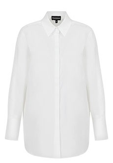 Белая классическая рубашка EMPORIO ARMANI