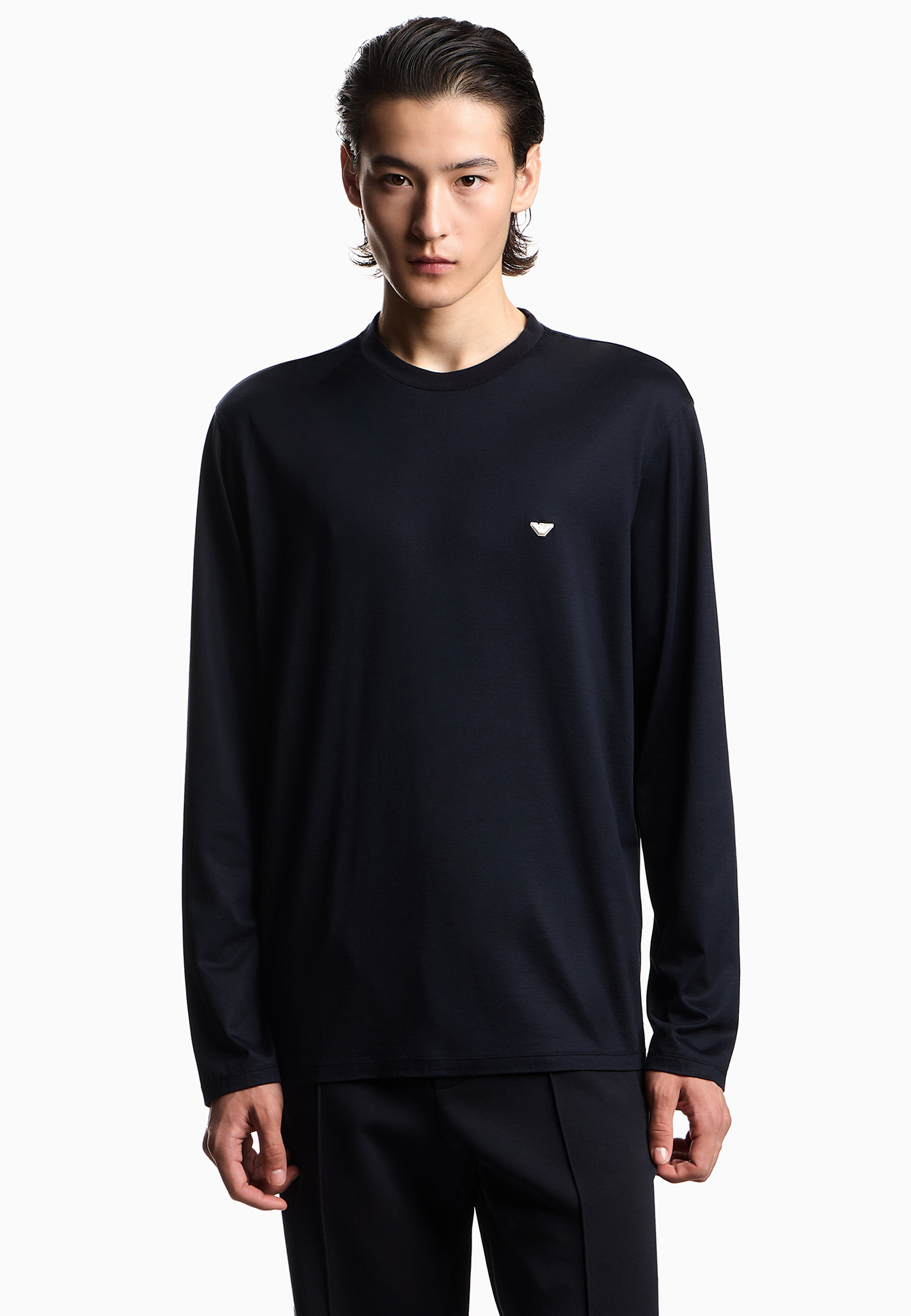 

Лонгслив EMPORIO ARMANI, Синий, Синий