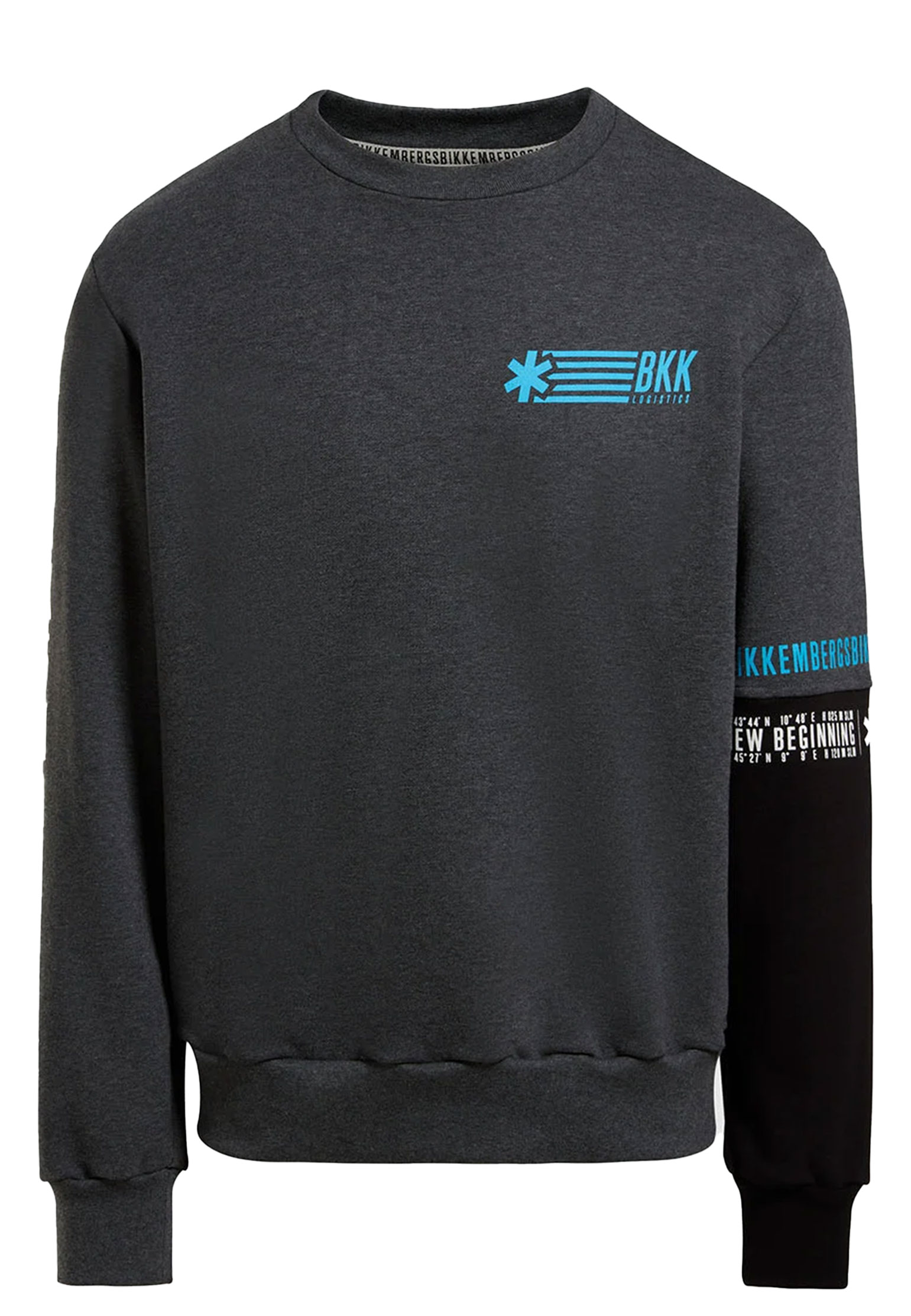 Пуловер BIKKEMBERGS Серый, размер S