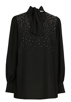 Блуза с объемными рукавами ELISA FANTI