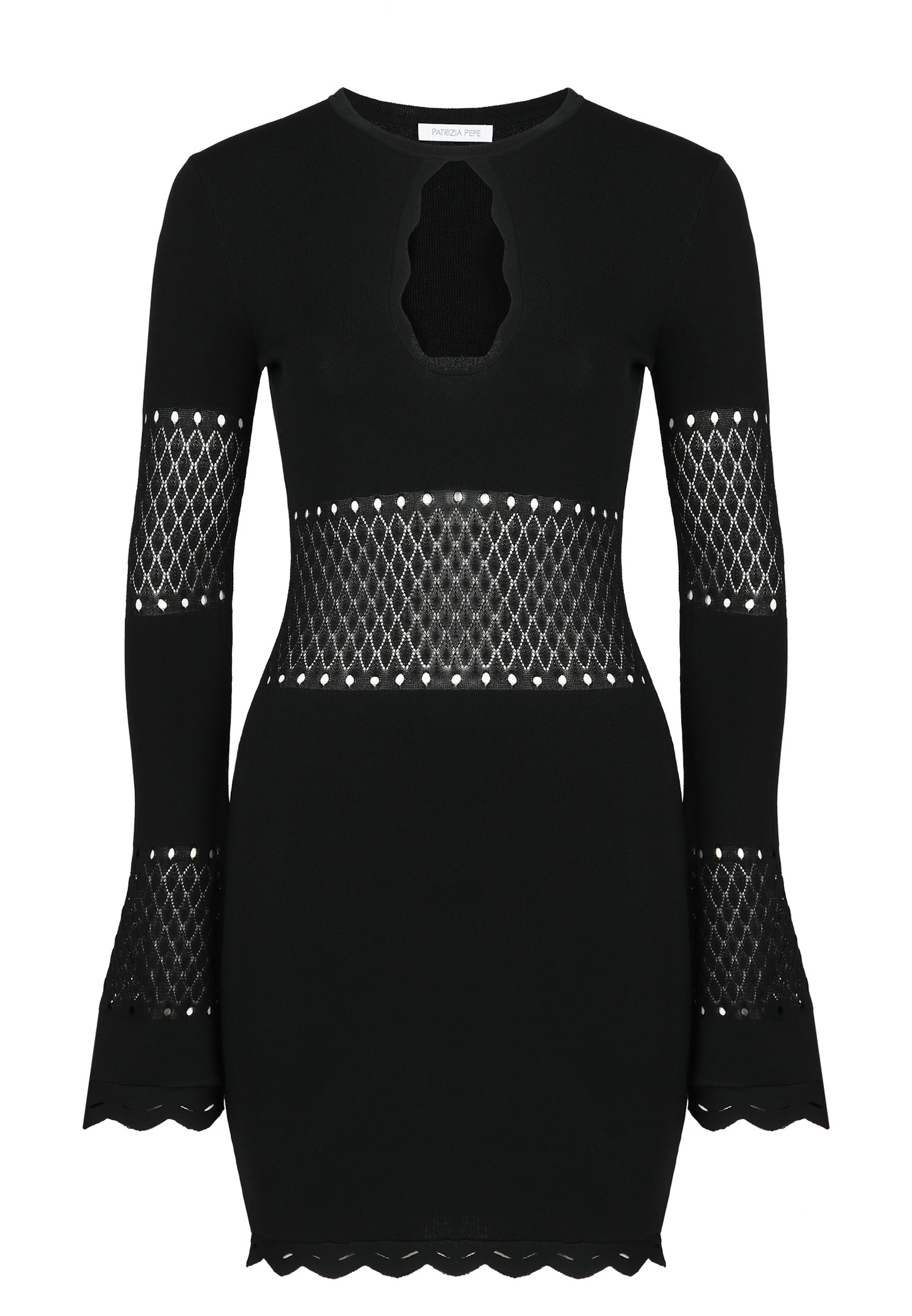 Платье PATRIZIA PEPE Черный, размер 2