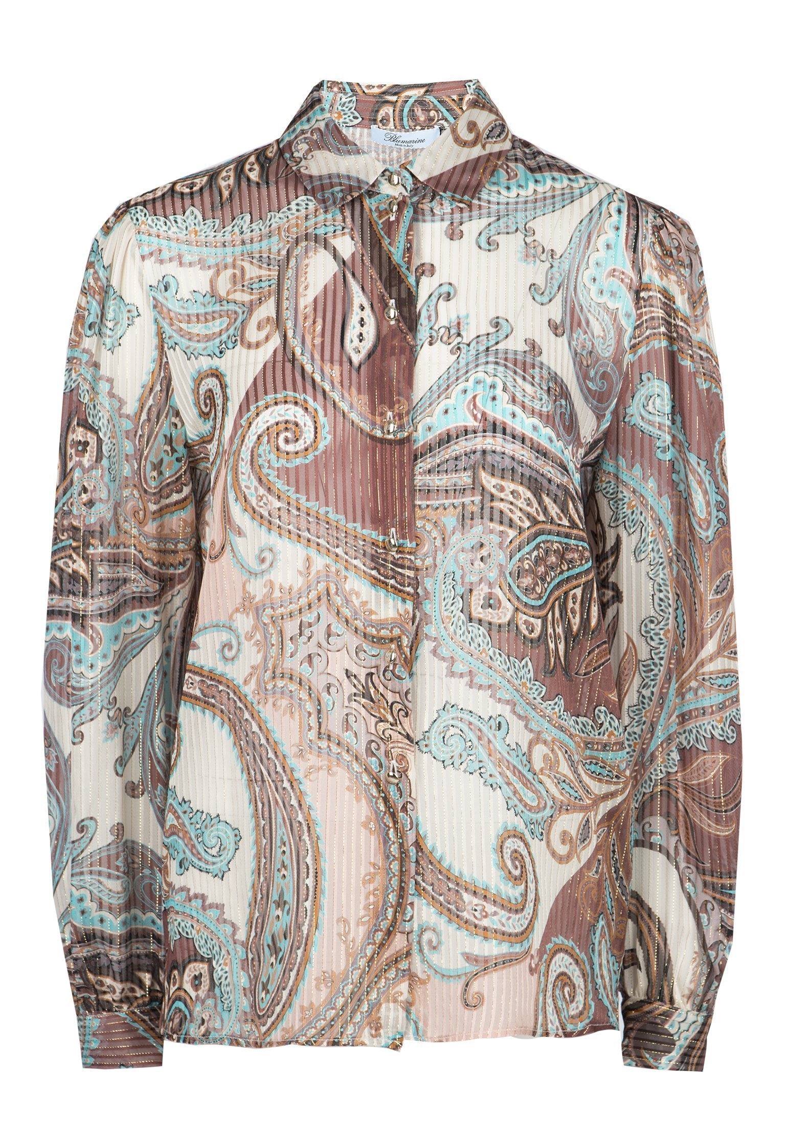 Блуза BLUMARINE разноцветного цвета