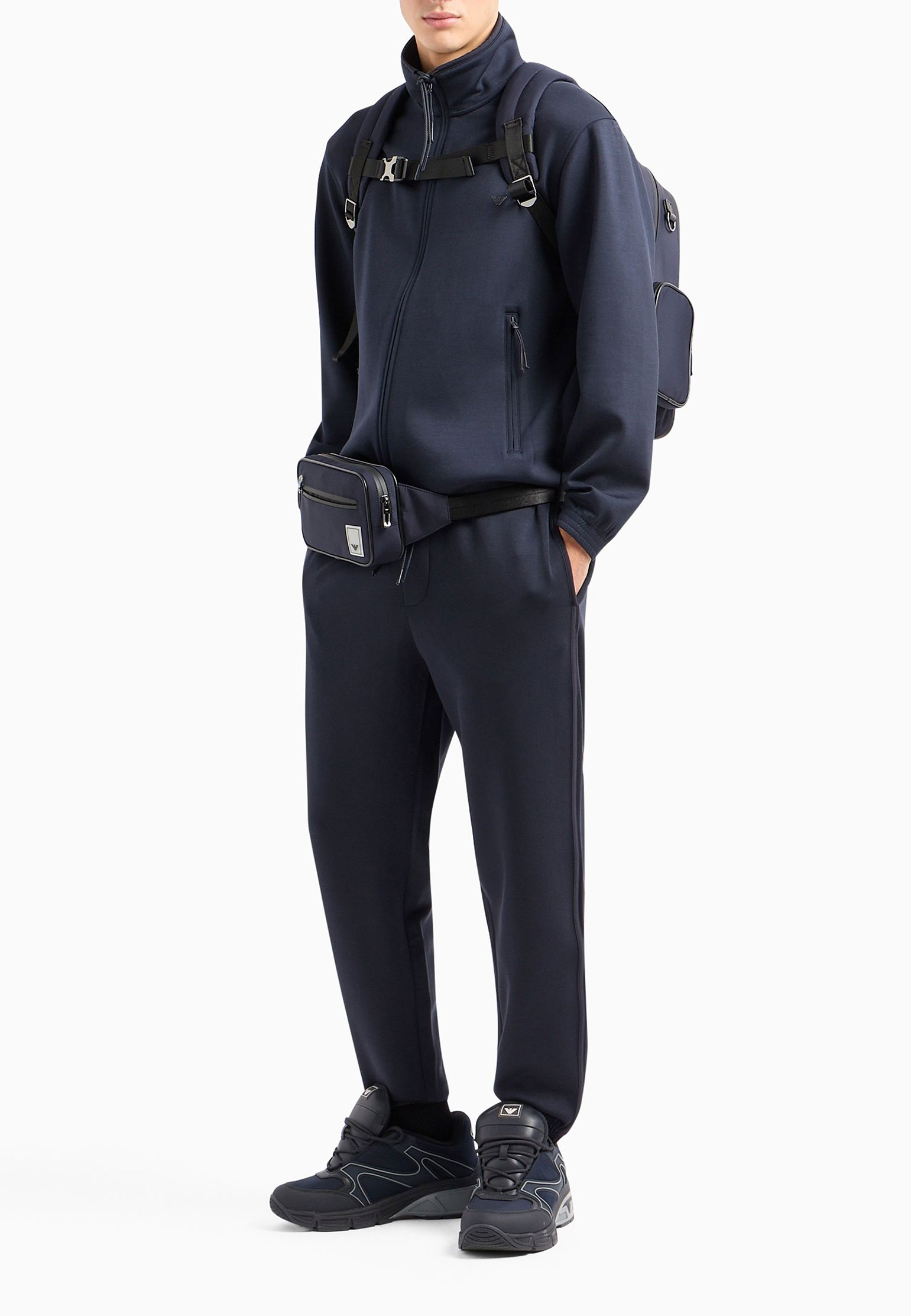 Спортивный костюм EMPORIO ARMANI Синий, размер 3XL