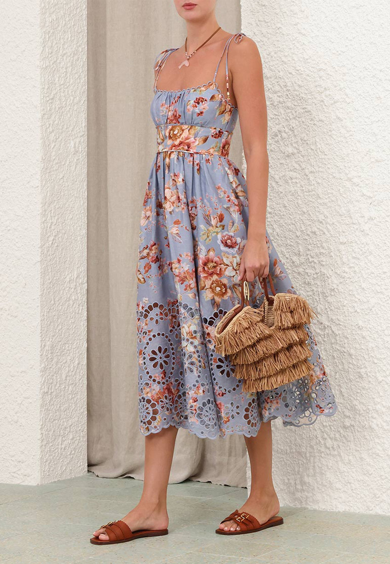 

Платье ZIMMERMANN, Голубой, Голубой