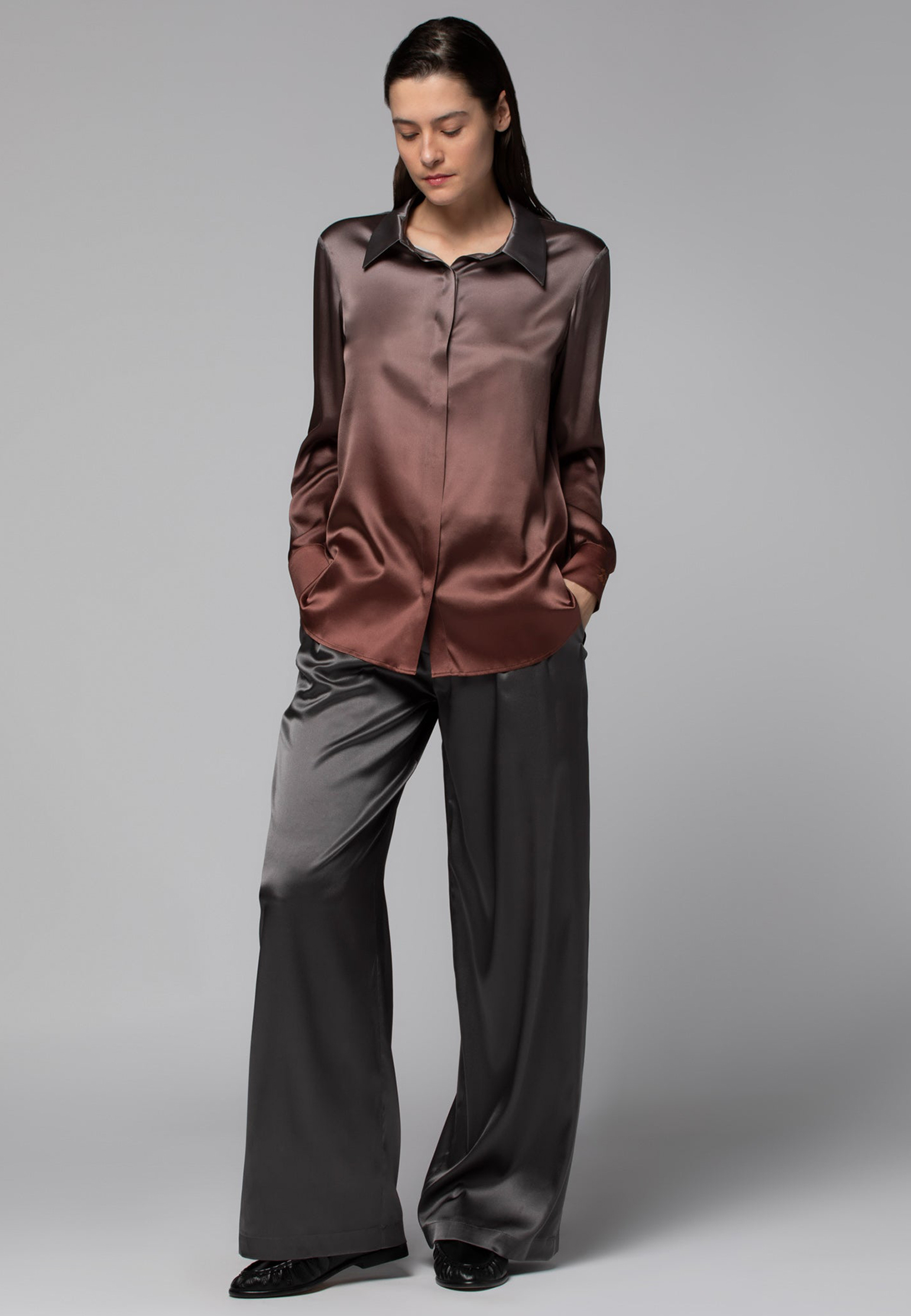 

Рубашка MAX&MOI, Коричневый, Коричневый