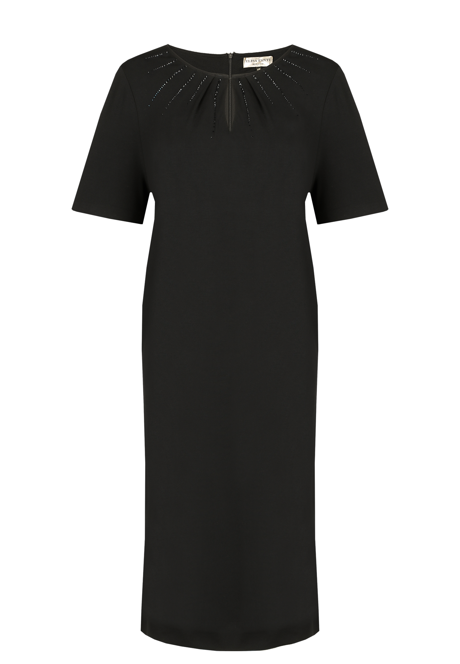 Платье ELISA FANTI Черный, размер 48