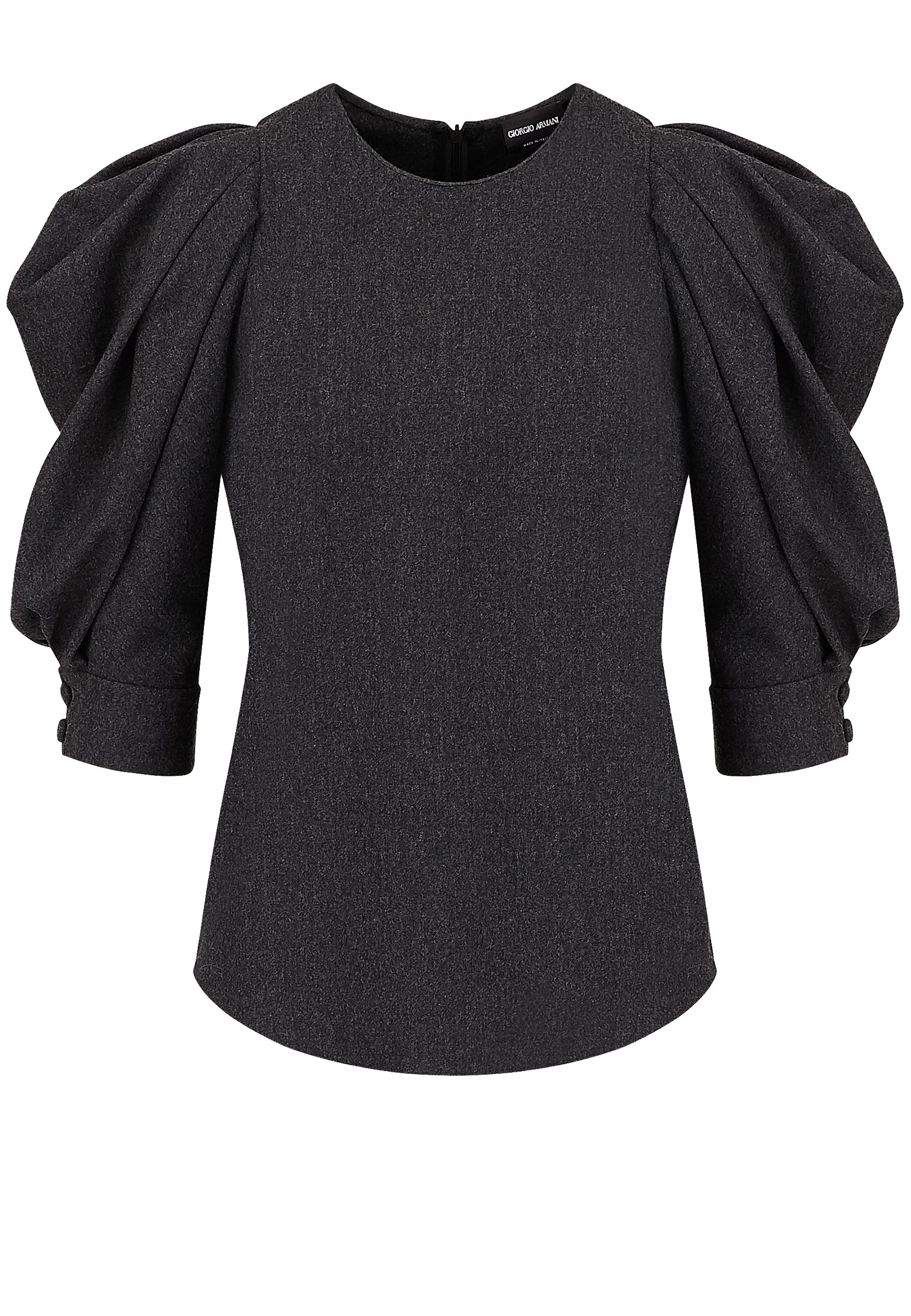 Блуза GIORGIO ARMANI Серый, размер 42 133559 - фото 1