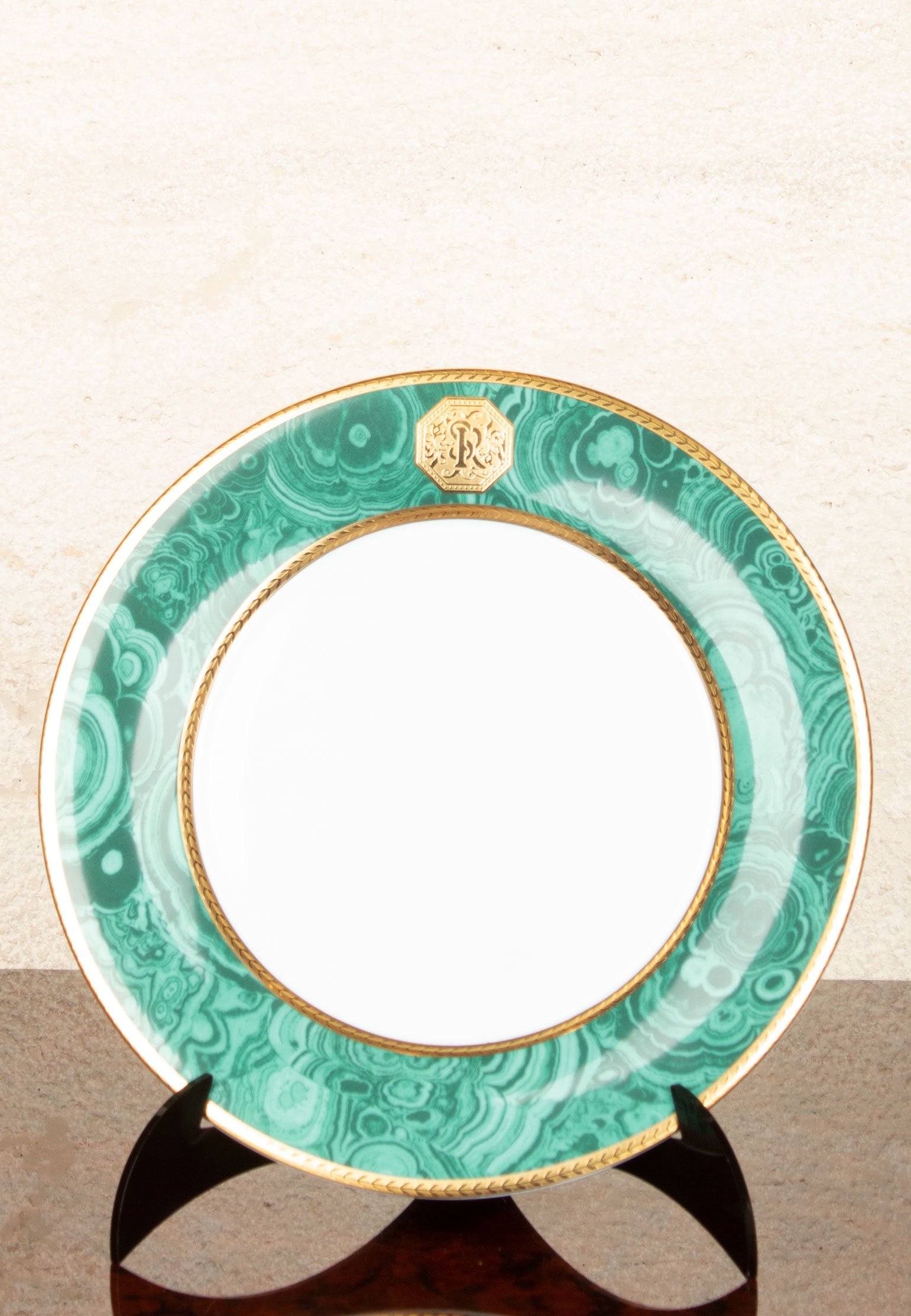 Обеденная тарелка STEFANO RICCI Зеленый