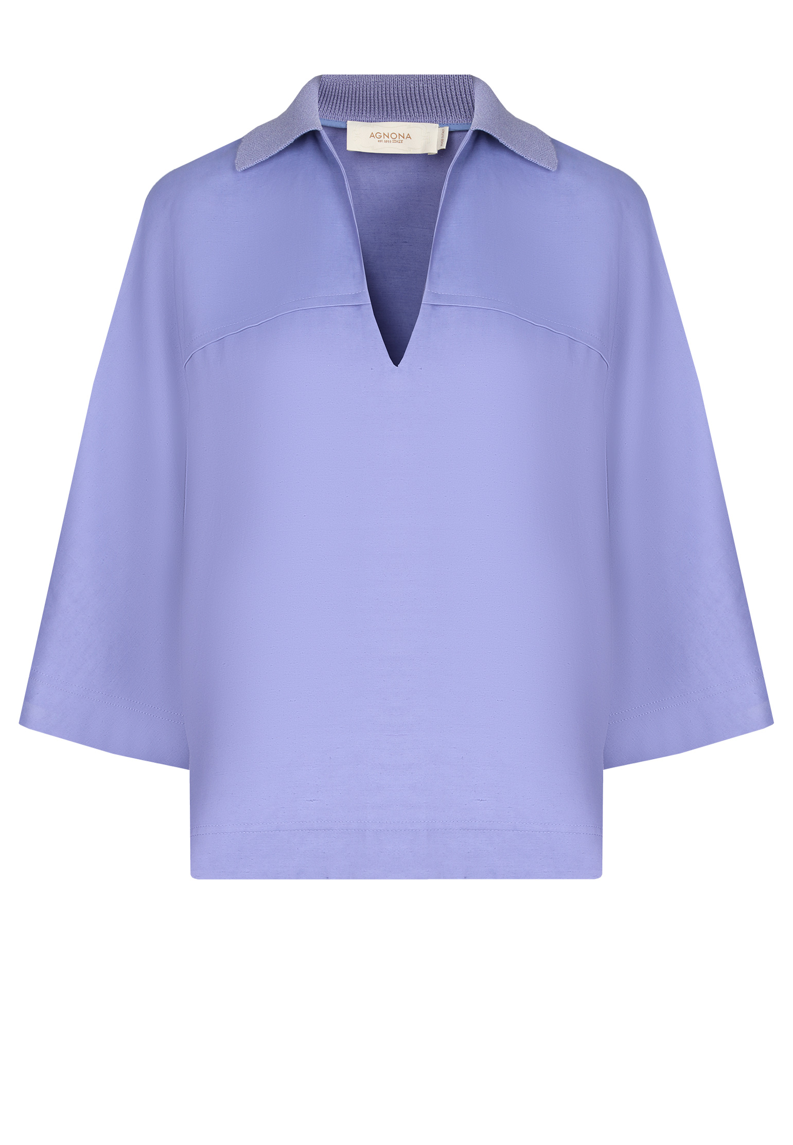 Блуза AGNONA фиолетового цвета