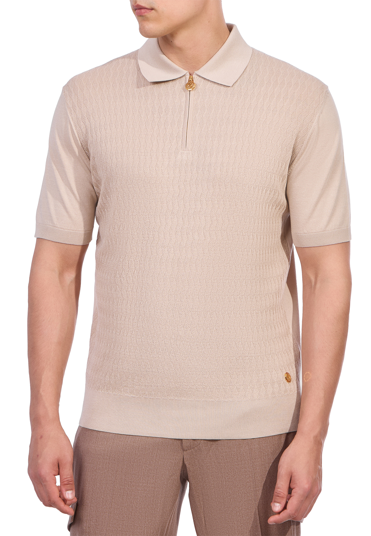 

Поло STEFANO RICCI, Бежевый, Бежевый