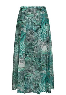 Разноцветная юбка с тропическим принтом MAX&MOI
