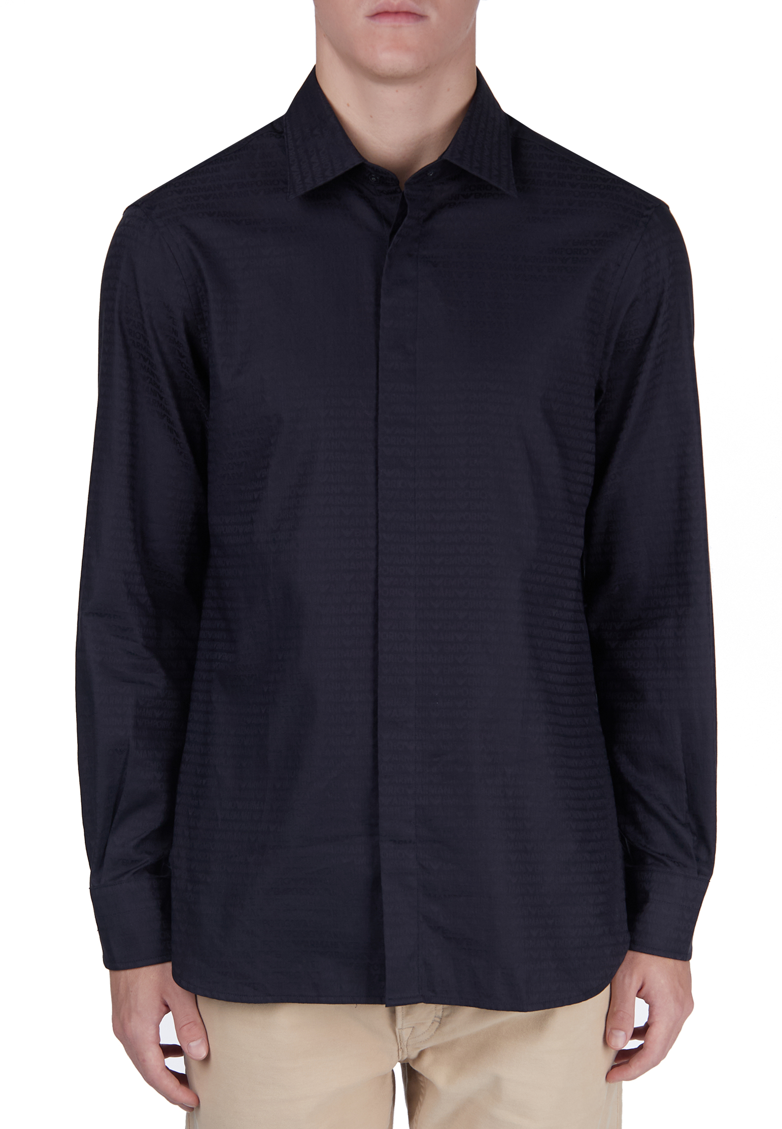 

Рубашка EMPORIO ARMANI, Синий, Синий
