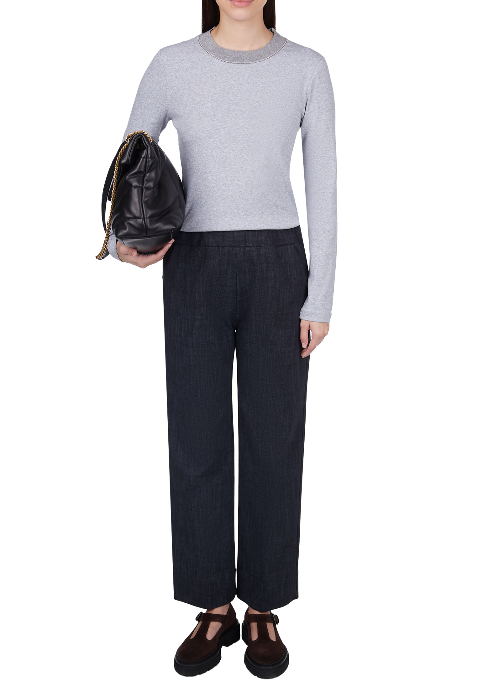 

Лонгслив PESERICO, Серый, Серый