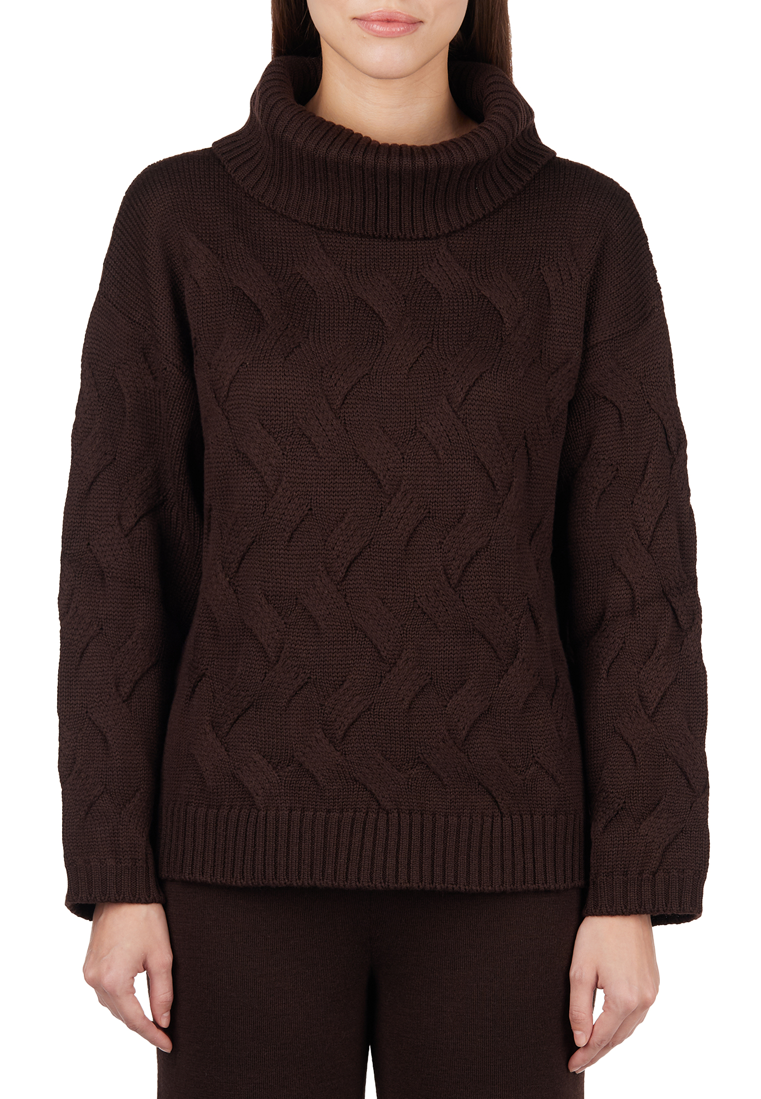 

Свитер LUISA SPAGNOLI, Коричневый, Коричневый