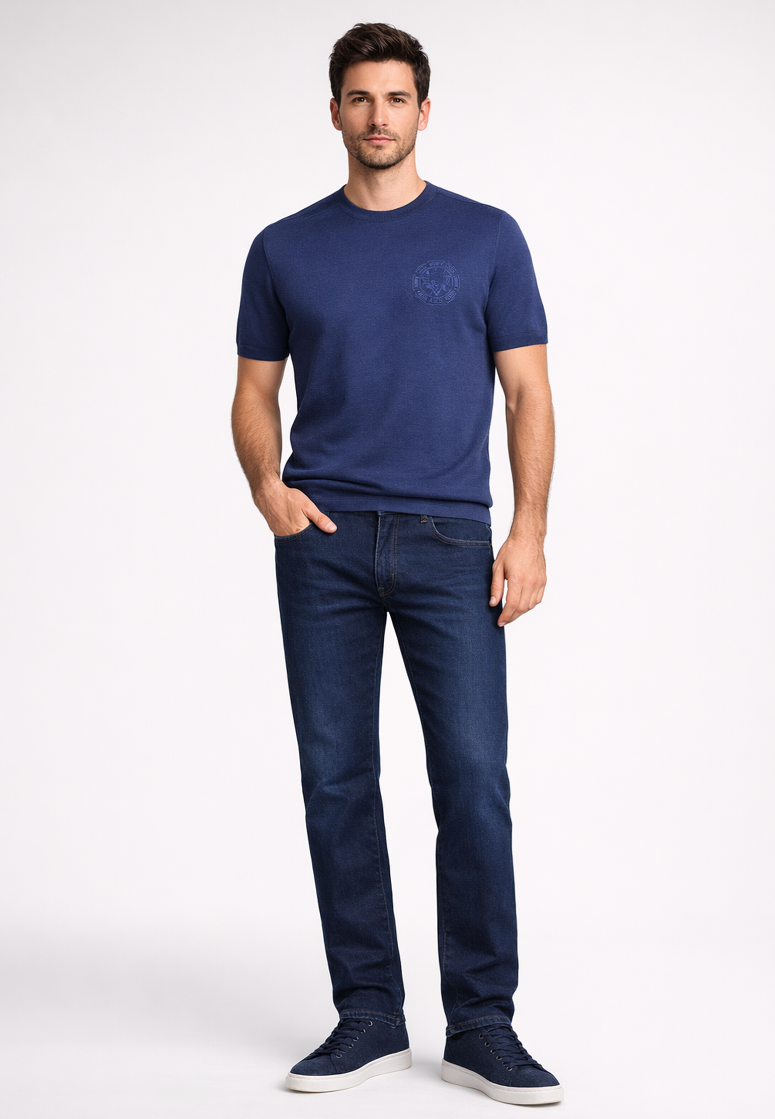 

Пуловер STEFANO RICCI, Синий, Синий