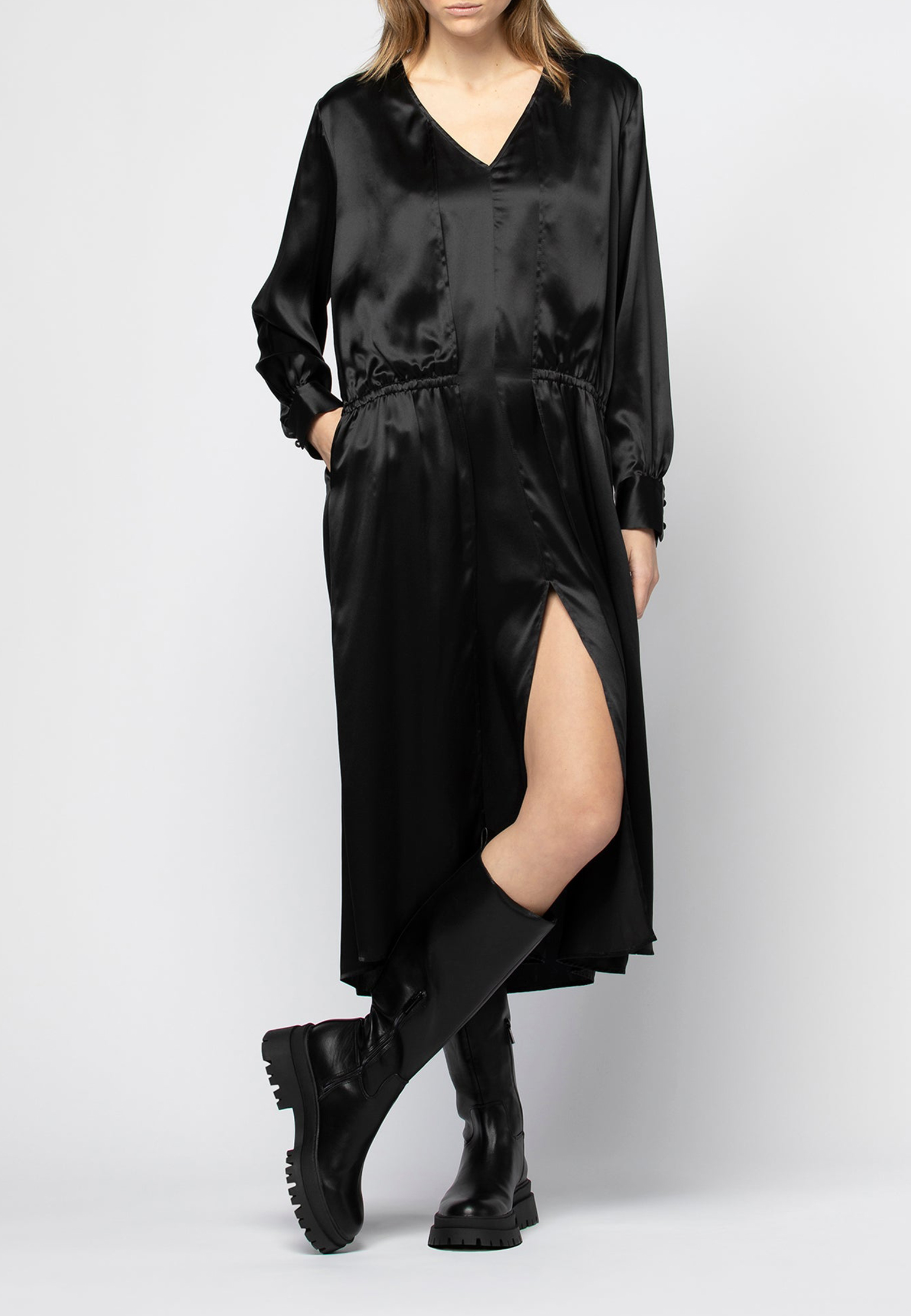 Платье MAX&MOI Черный, размер 42 165176 - фото 1