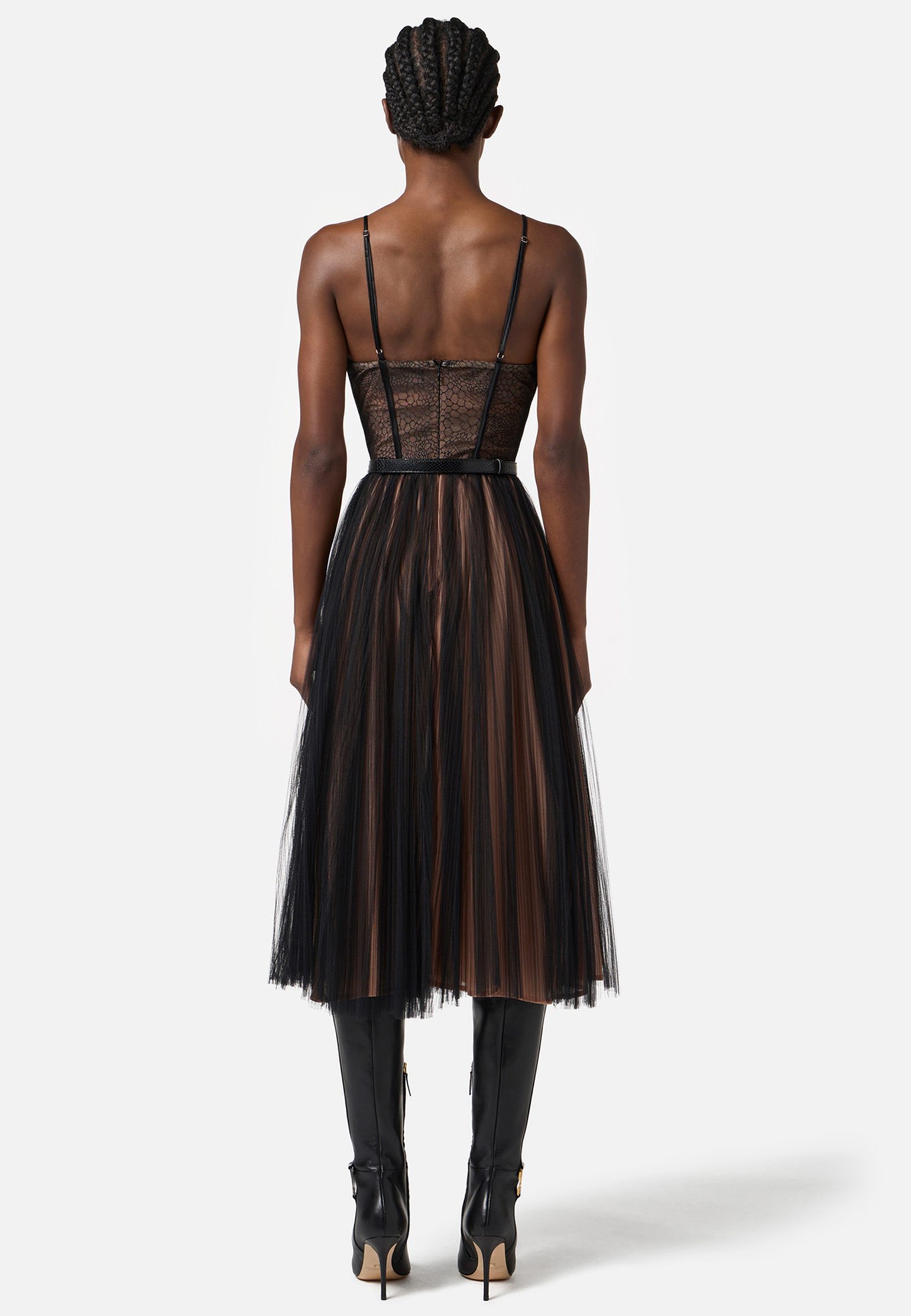 

Платье ELISABETTA FRANCHI, Черный, Черный