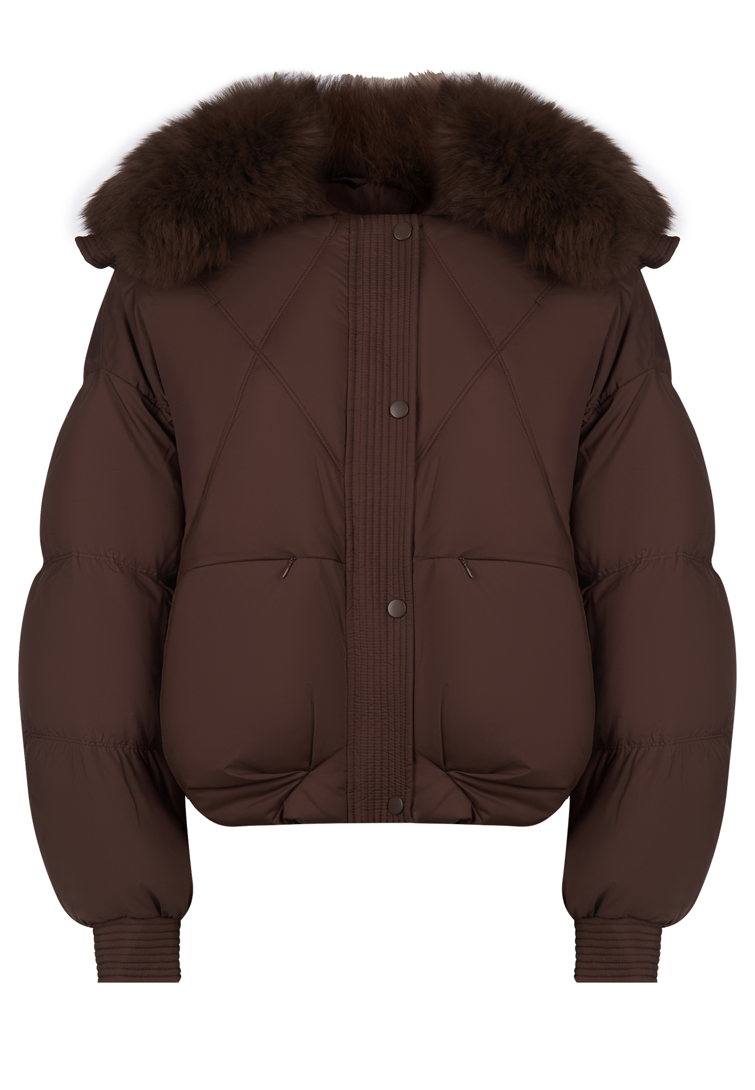 

Пуховик SFILATO, Коричневый, Коричневый