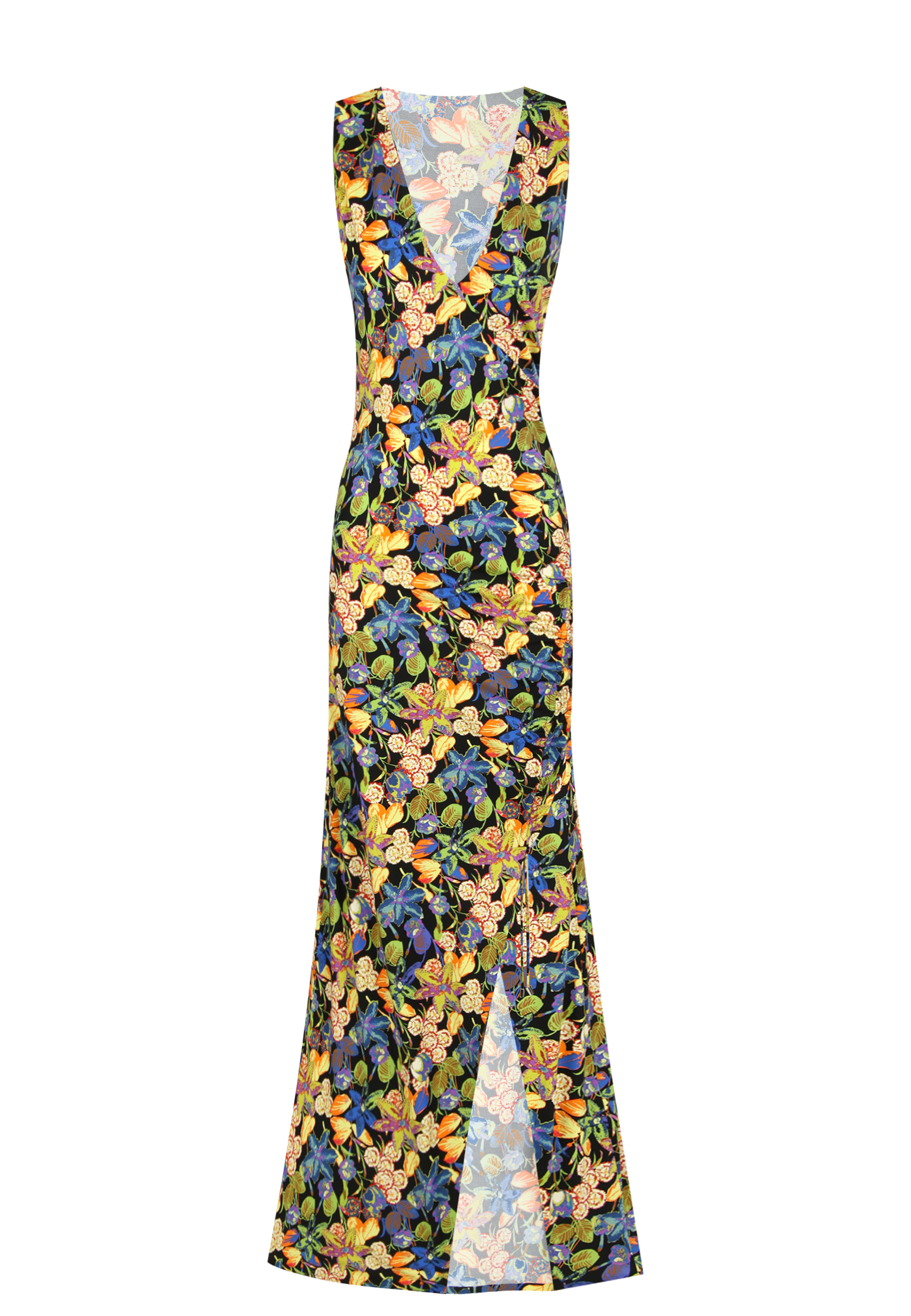 Платье PATRIZIA PEPE Разноцветный, размер 3 151963 - фото 1