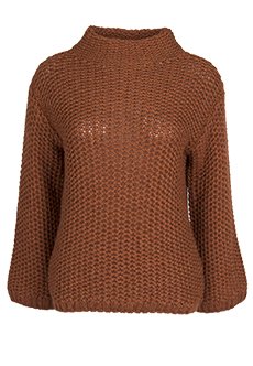 Терракотовый свитер крупной вязки LUISA SPAGNOLI