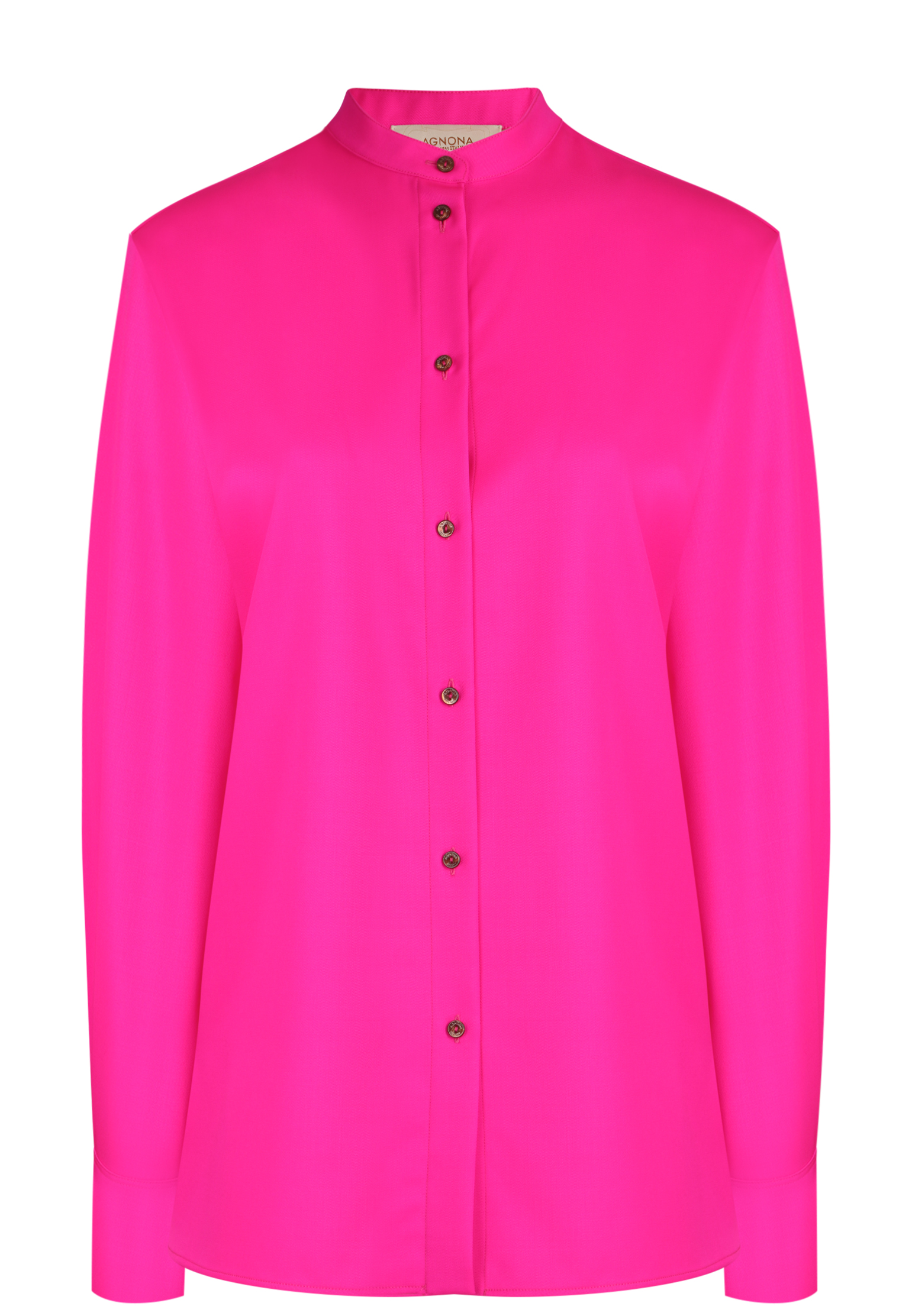 Рубашка AGNONA розового цвета